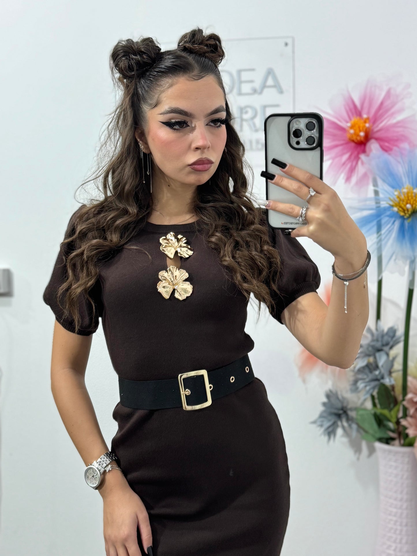 Rochie din tricot Flower