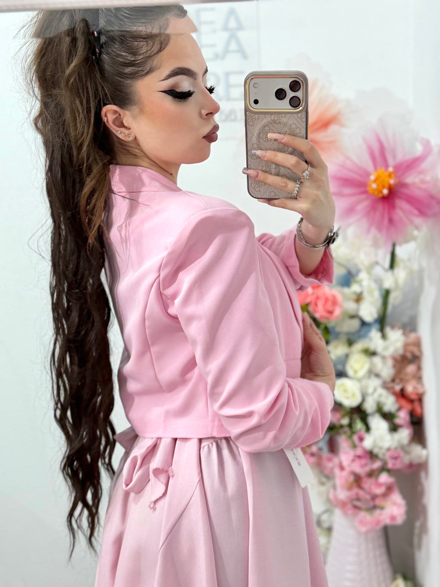 Sacou elegant pink MONIK