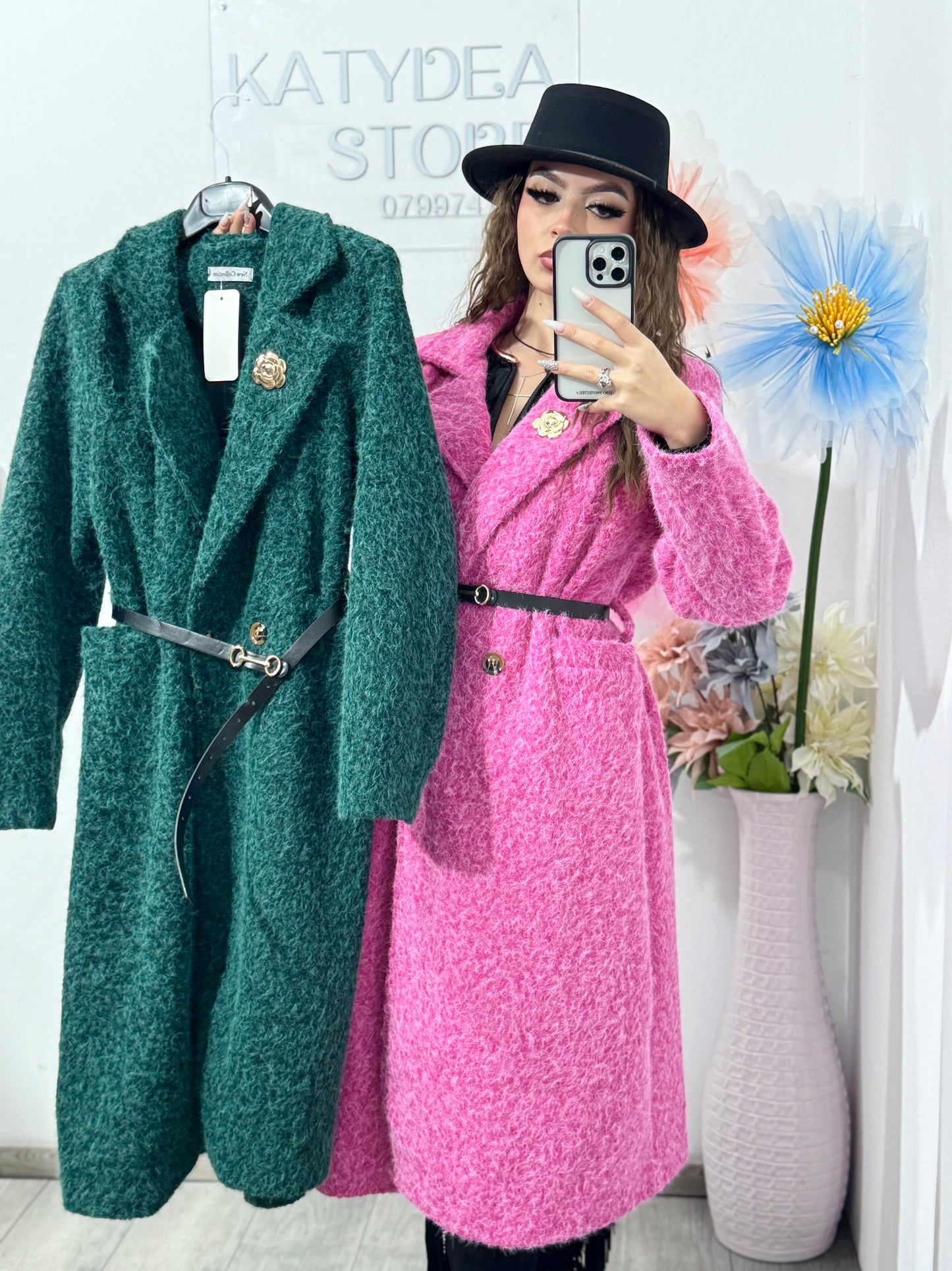 Palton damă lung ELENA