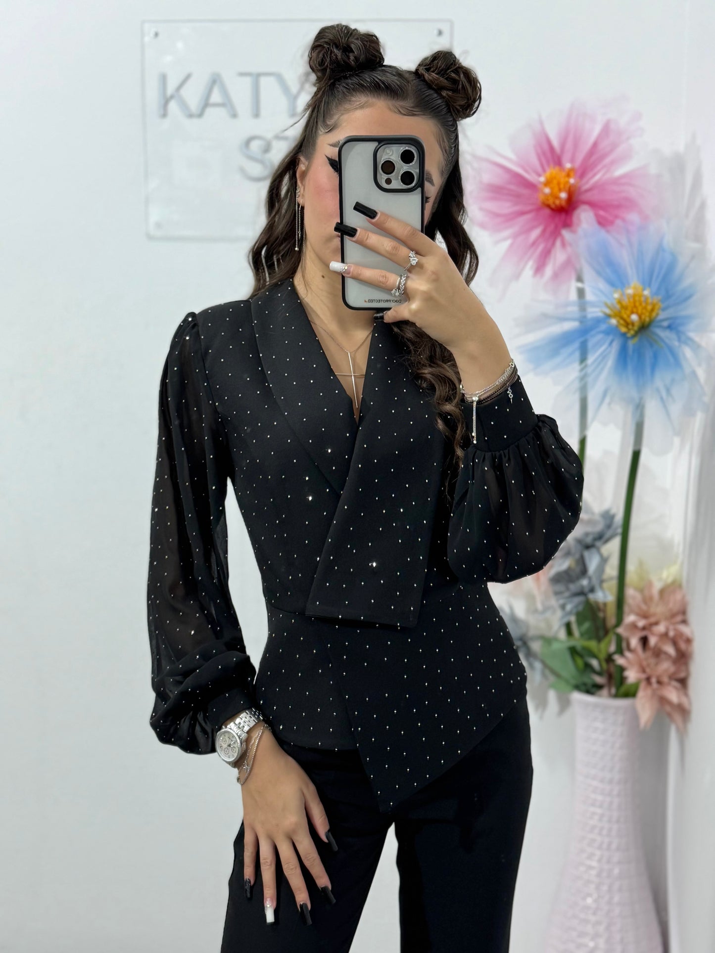 Costum negru Sabina