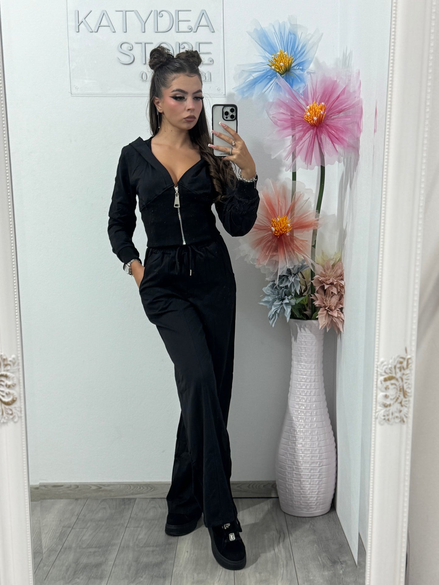 Compleu damă negru Anna