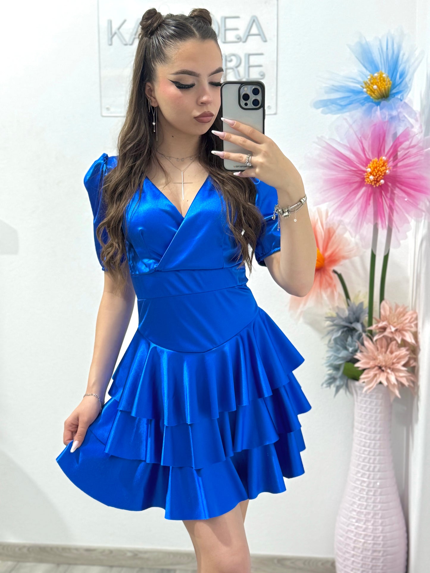 Rochie elegantă Sofia albastră