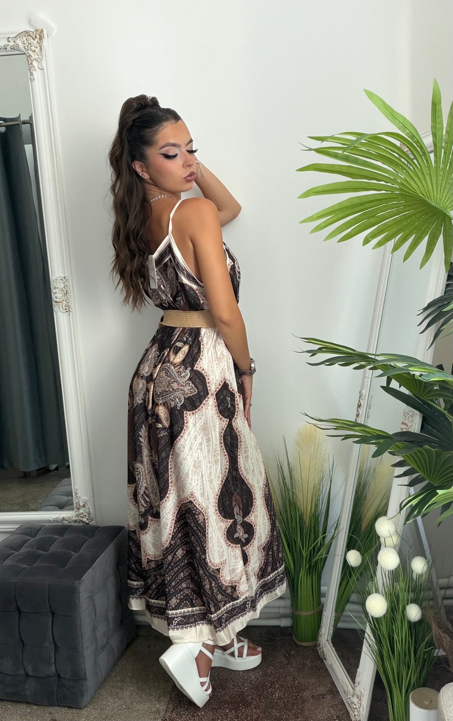 Rochie GREECE maro