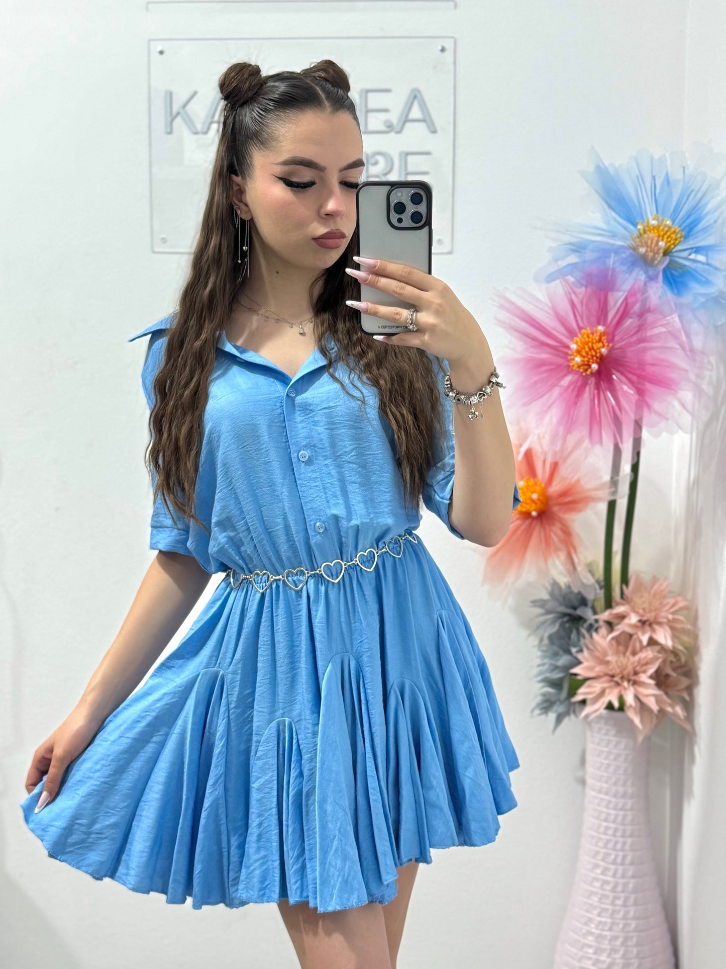 Rochie Monica albastră