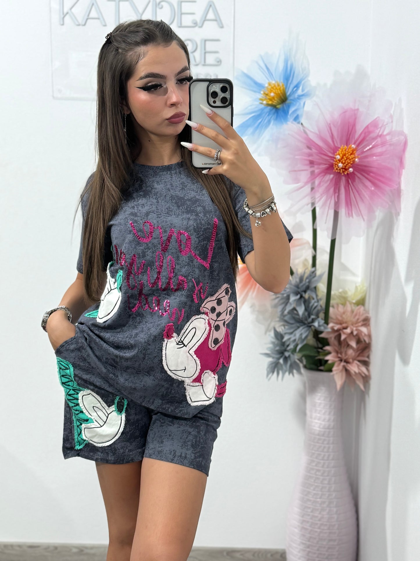 Compleu Miky Grey