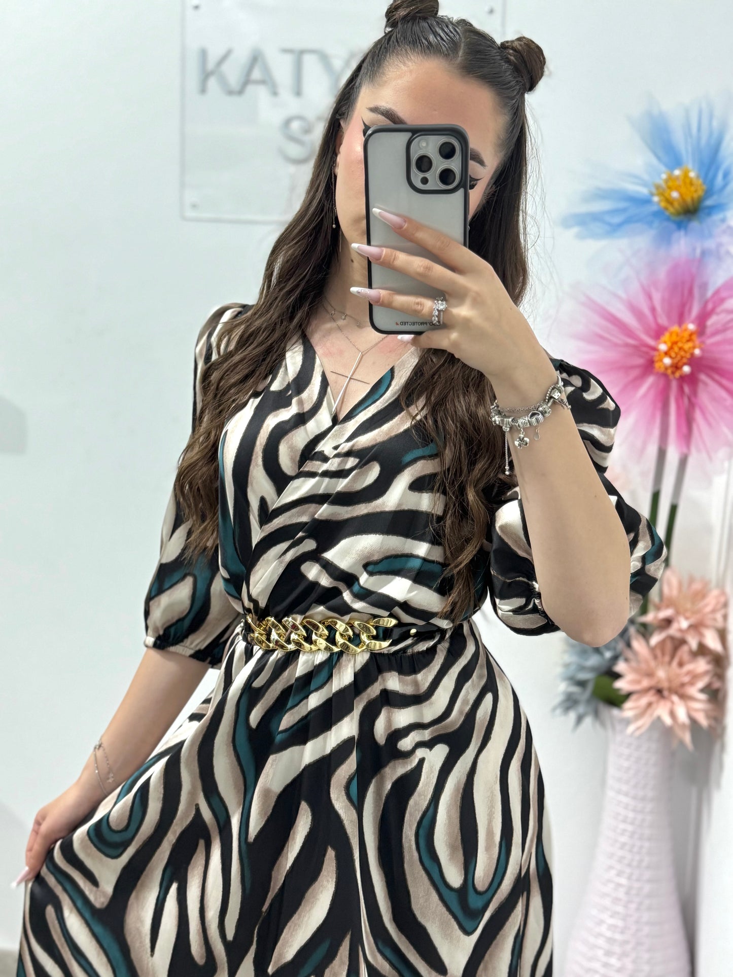 Rochie midi din satin Alice