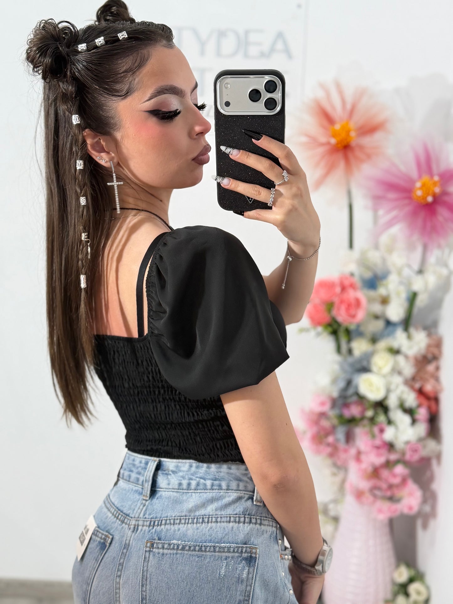 Top negru BEAUTY