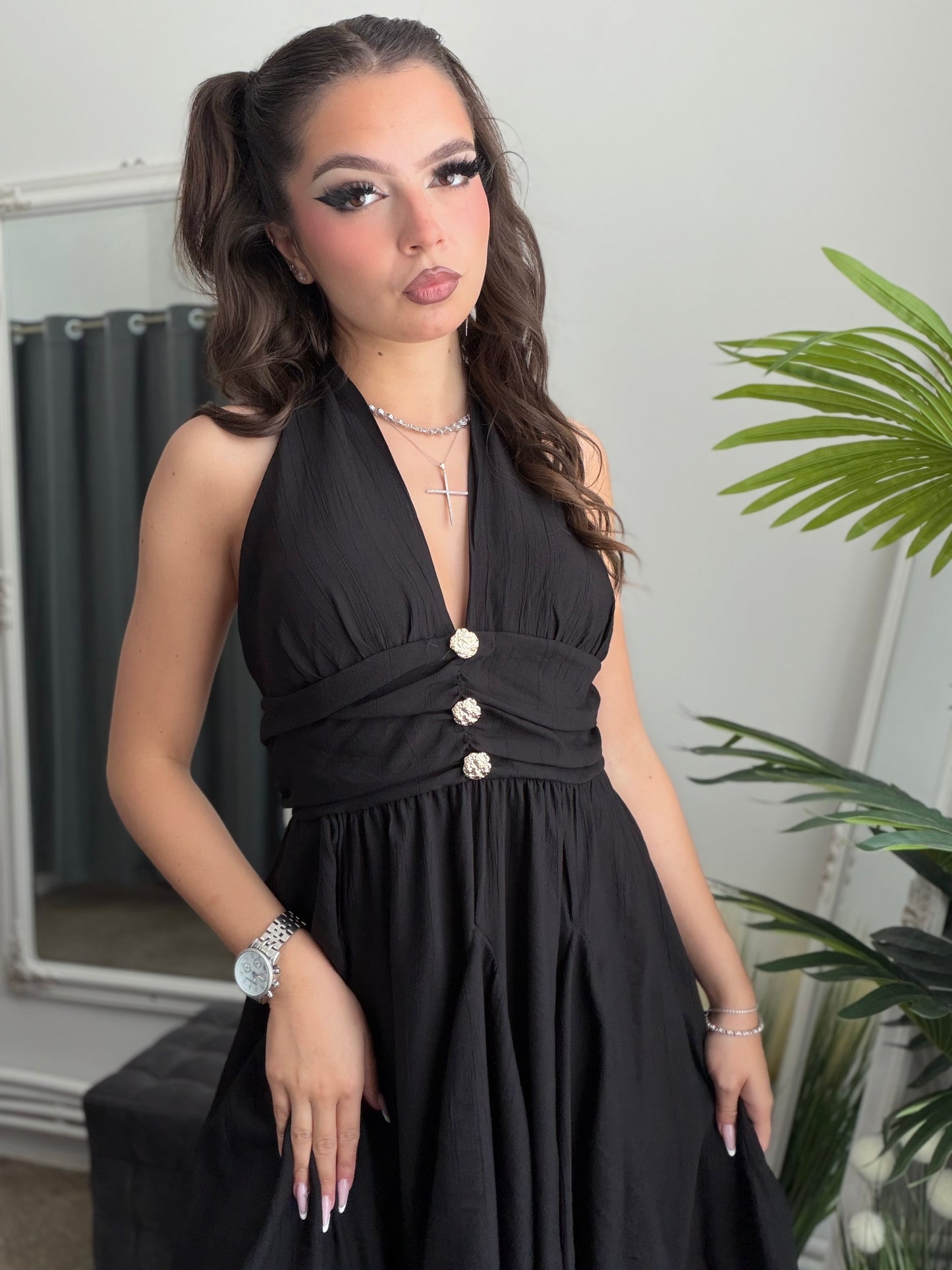 Rochie neagra DENISSA