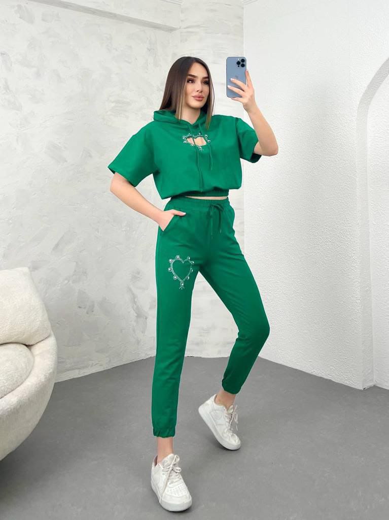 Compleu sport 24 Heart verde