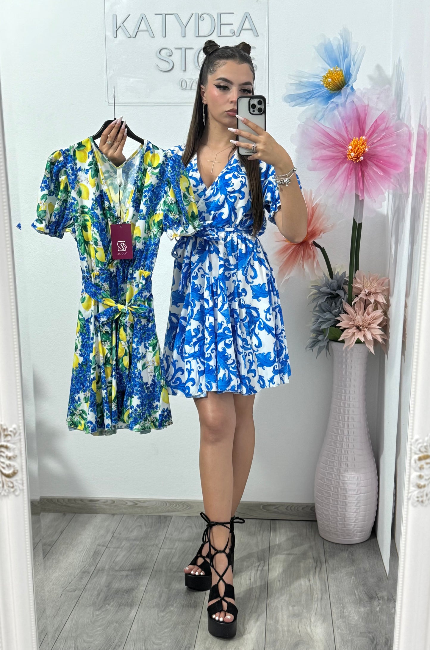 Rochie cu imprimeu Sabrina