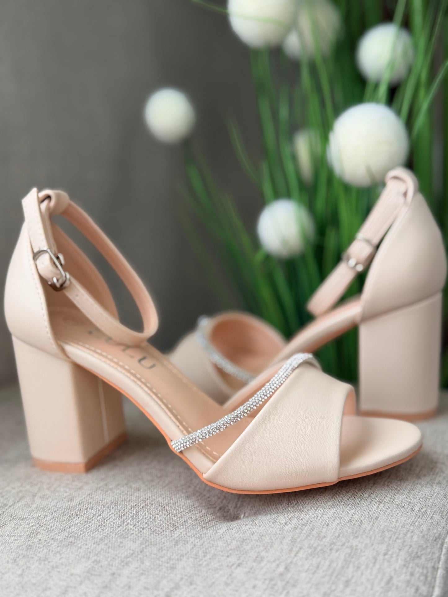Sandale elegante bej ANNA MARIA
