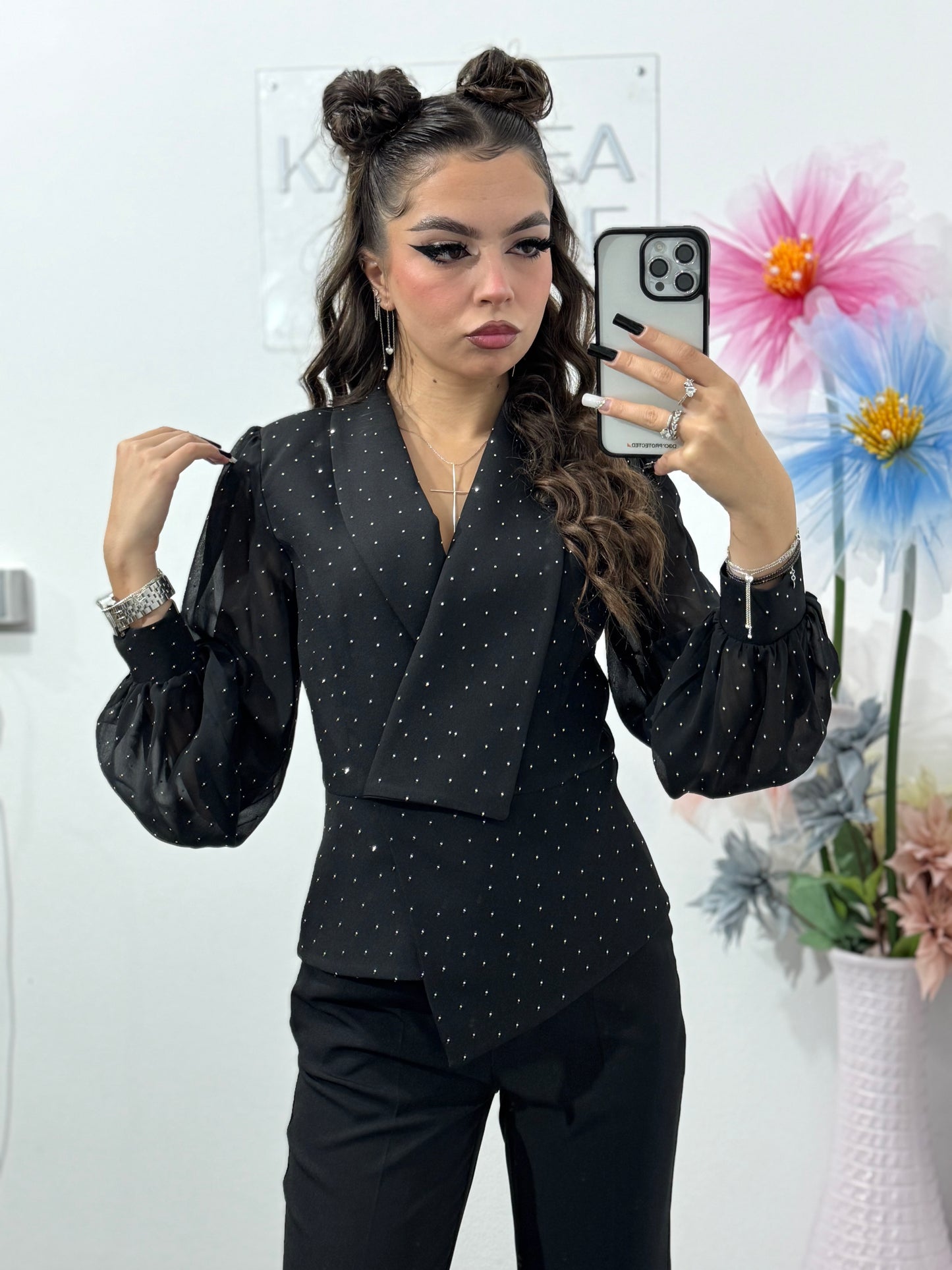 Costum negru Sabina