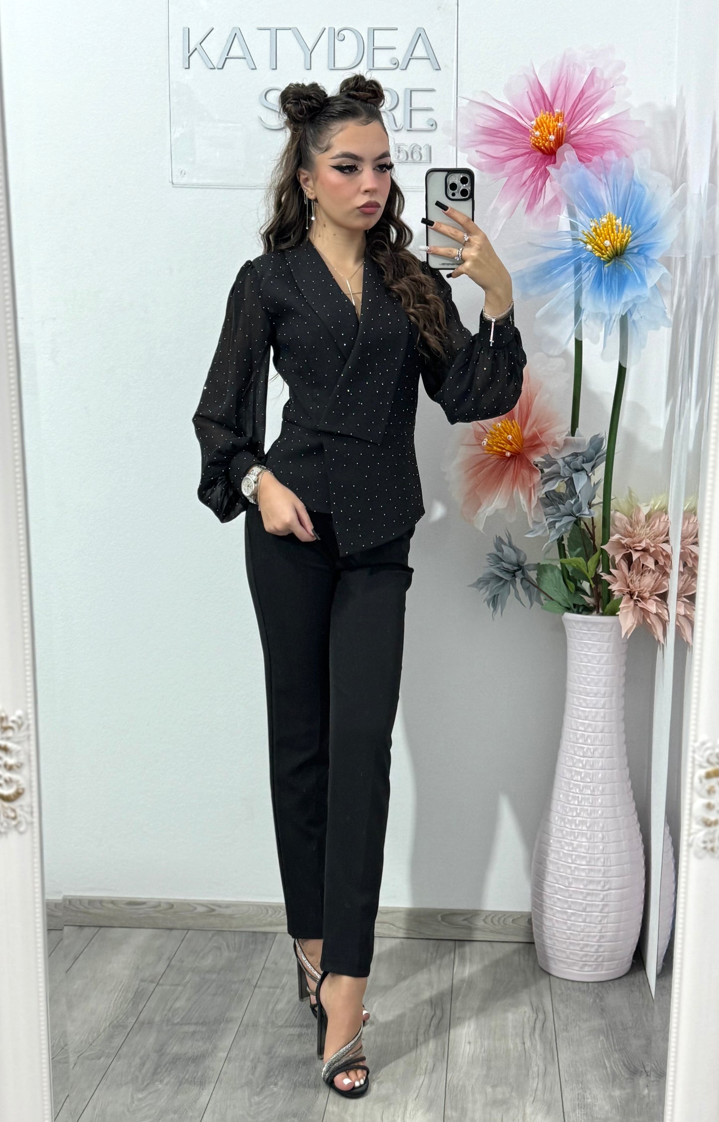 Costum negru Sabina