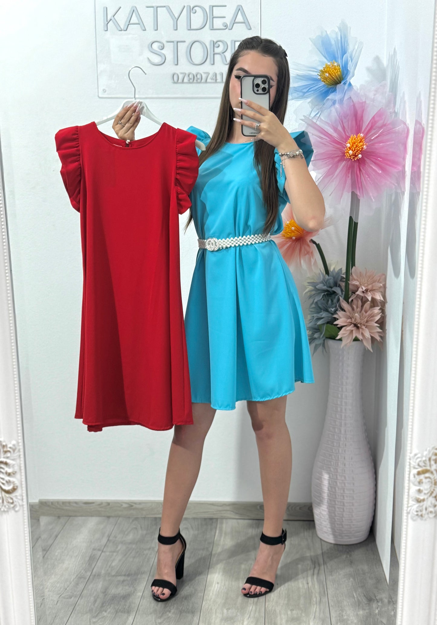 Rochie tip A diverse culori Annais