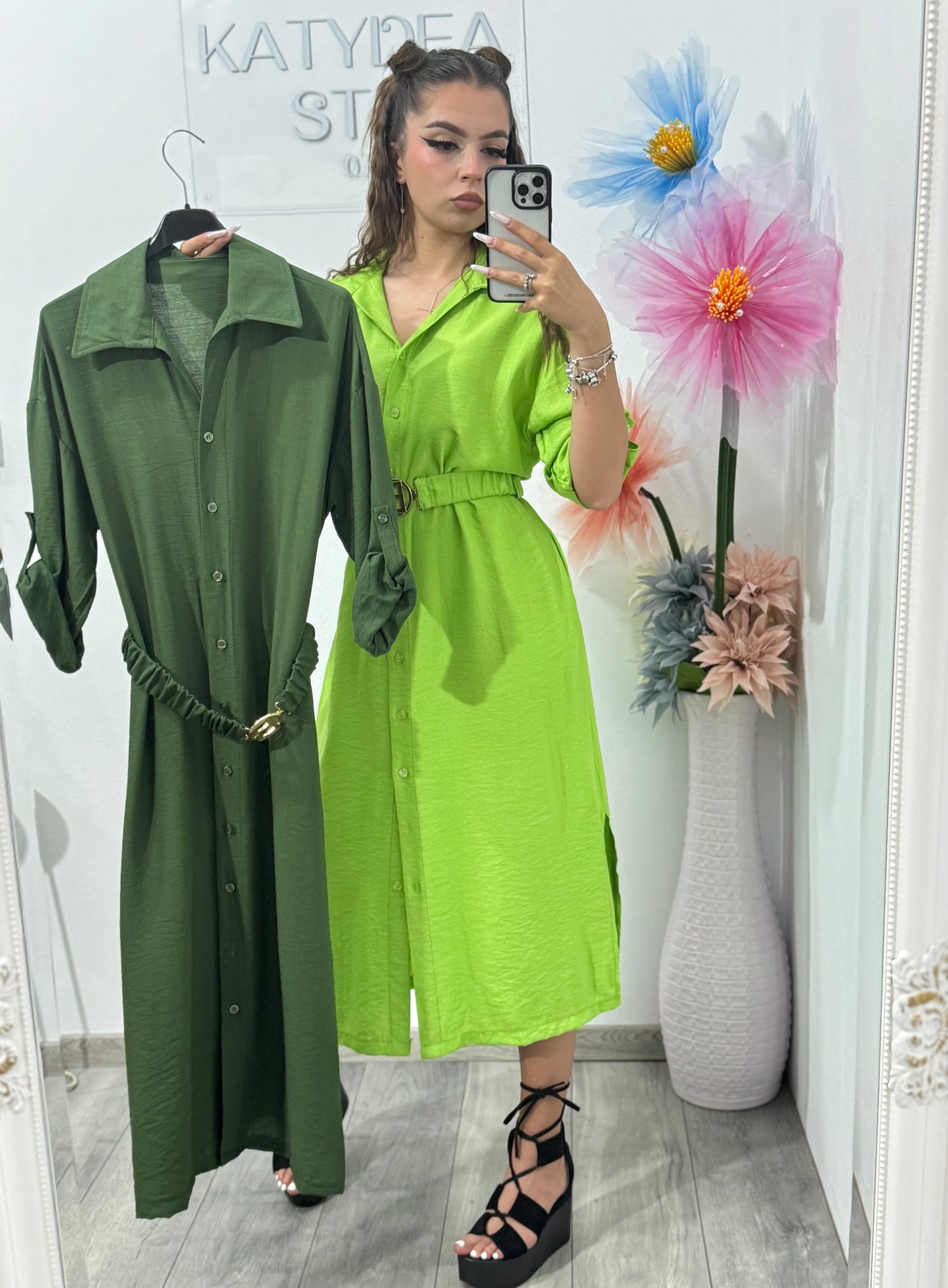 Rochie tip cămașă BeBe