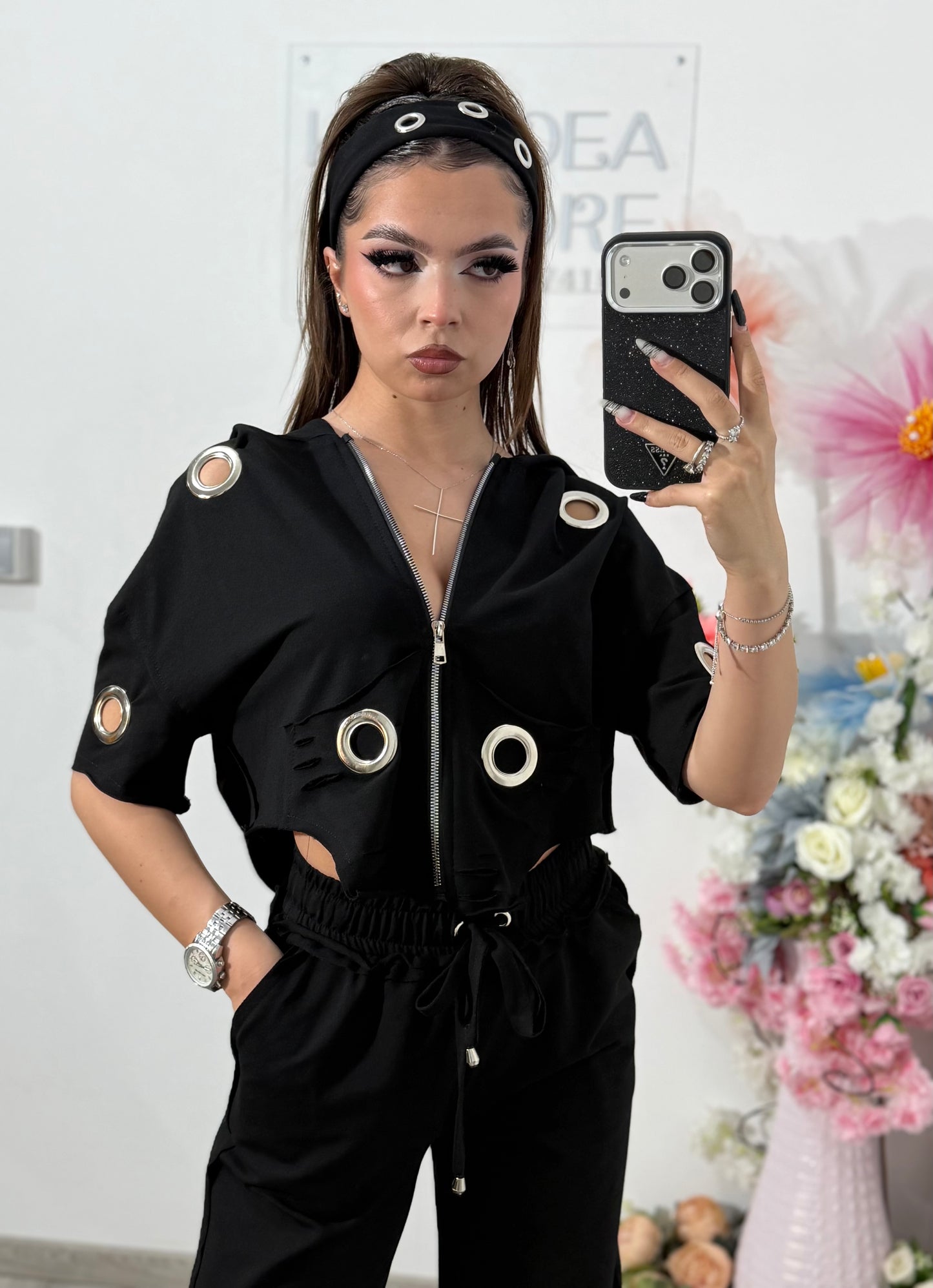 Compleu din 3 piese EXOTIC negru