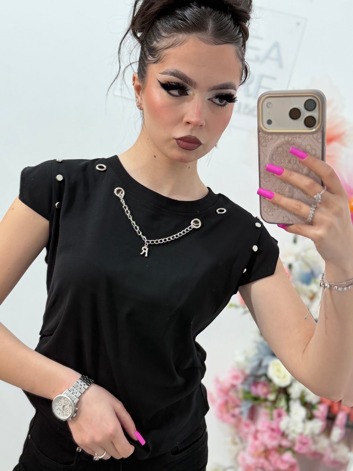 Tricou cu ținte si inițiala ROKIE