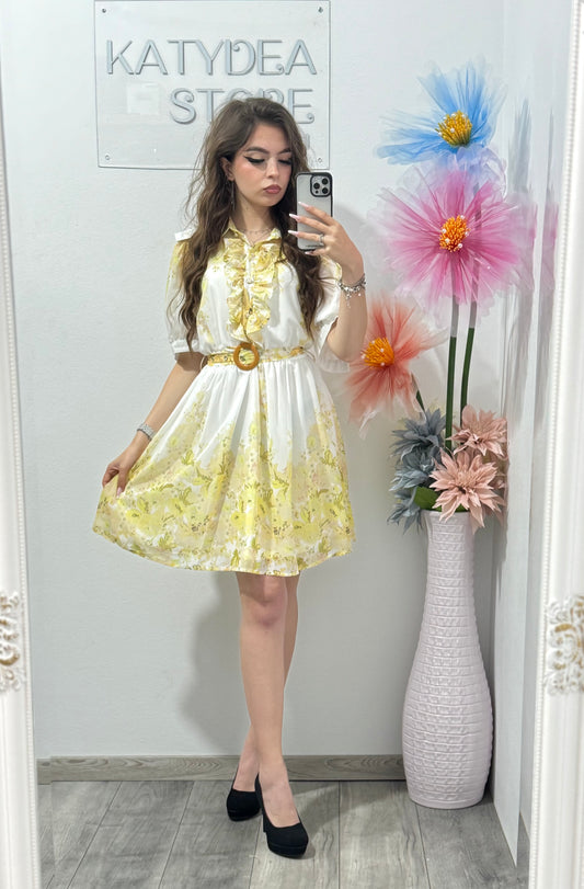 Rochie casual cu imprimeu floral Ana