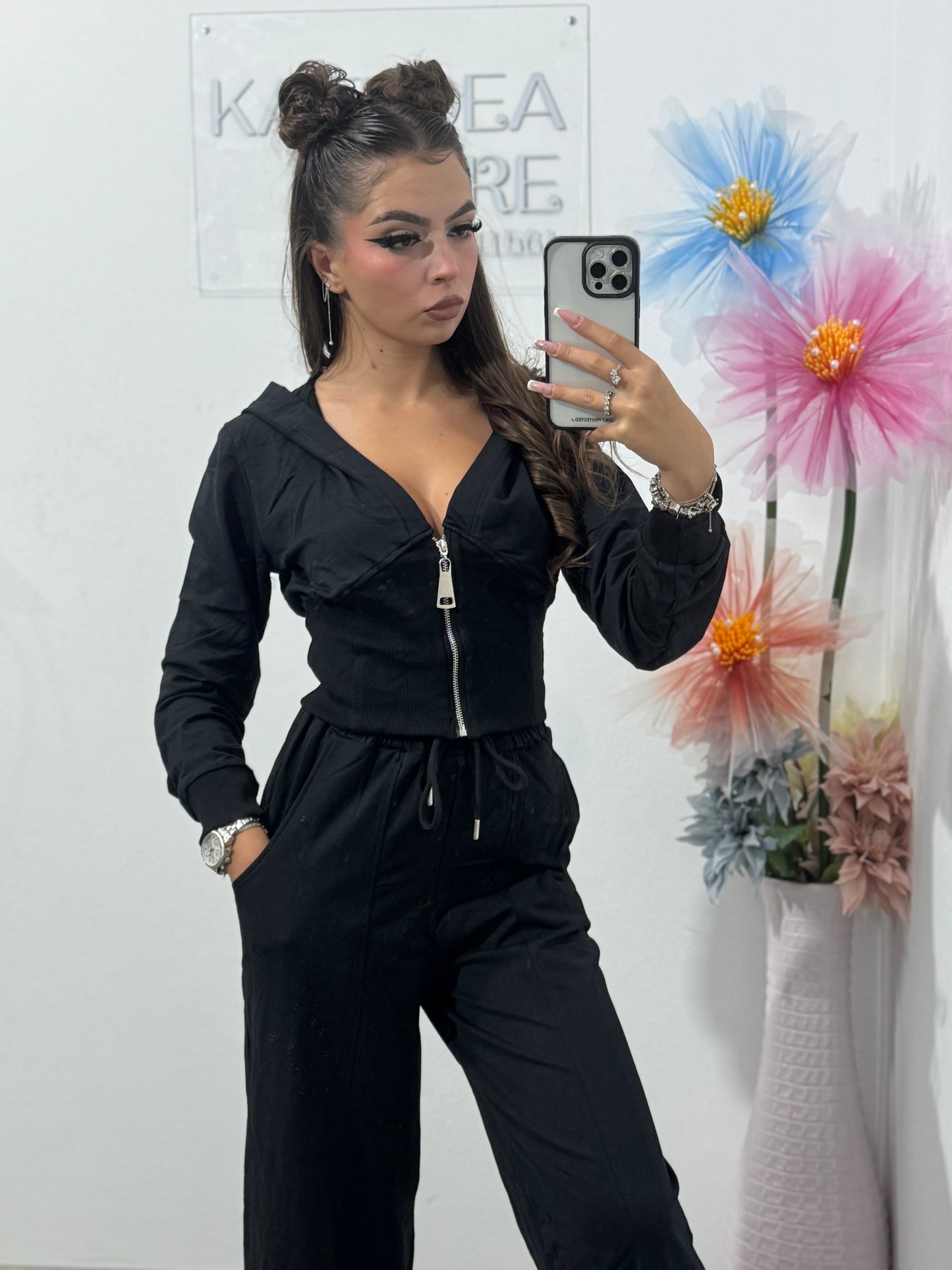 Compleu damă negru Anna