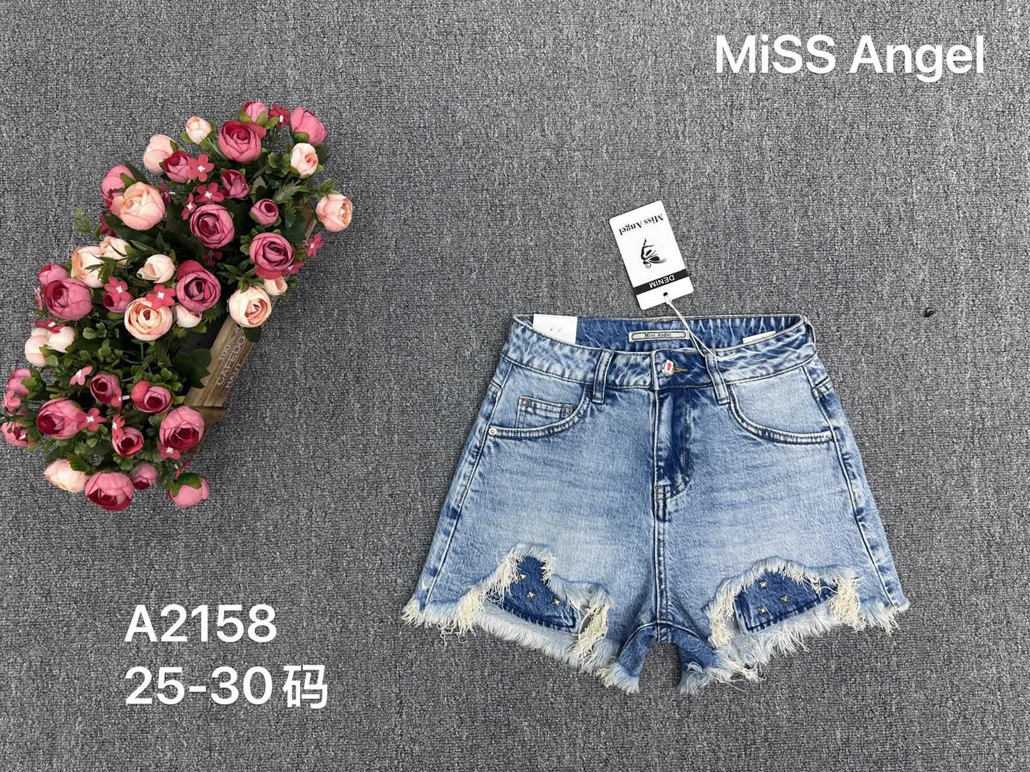 Pantaloni scurți din denim ALINNE