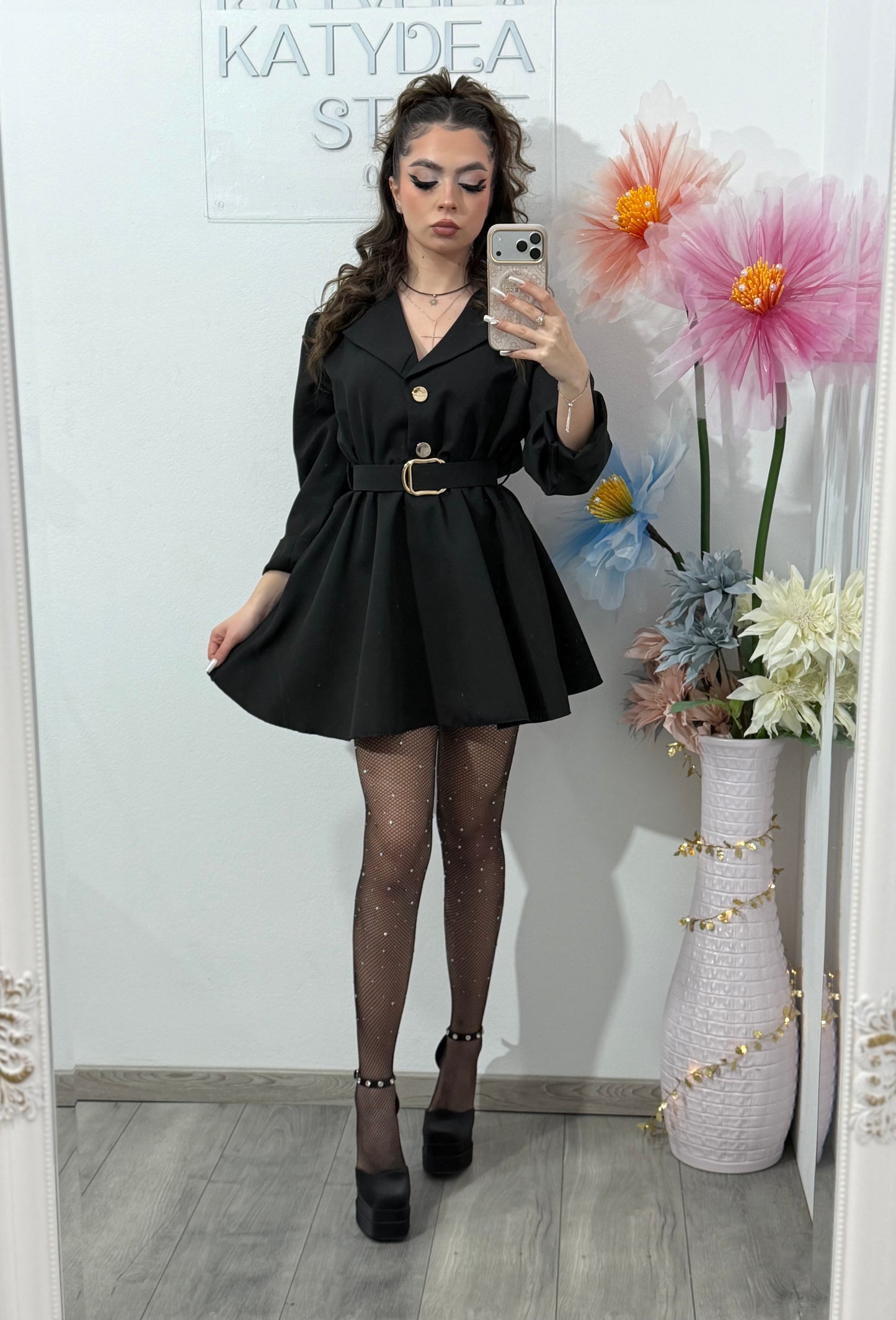 Salopetă eleganta neagra RALUKA