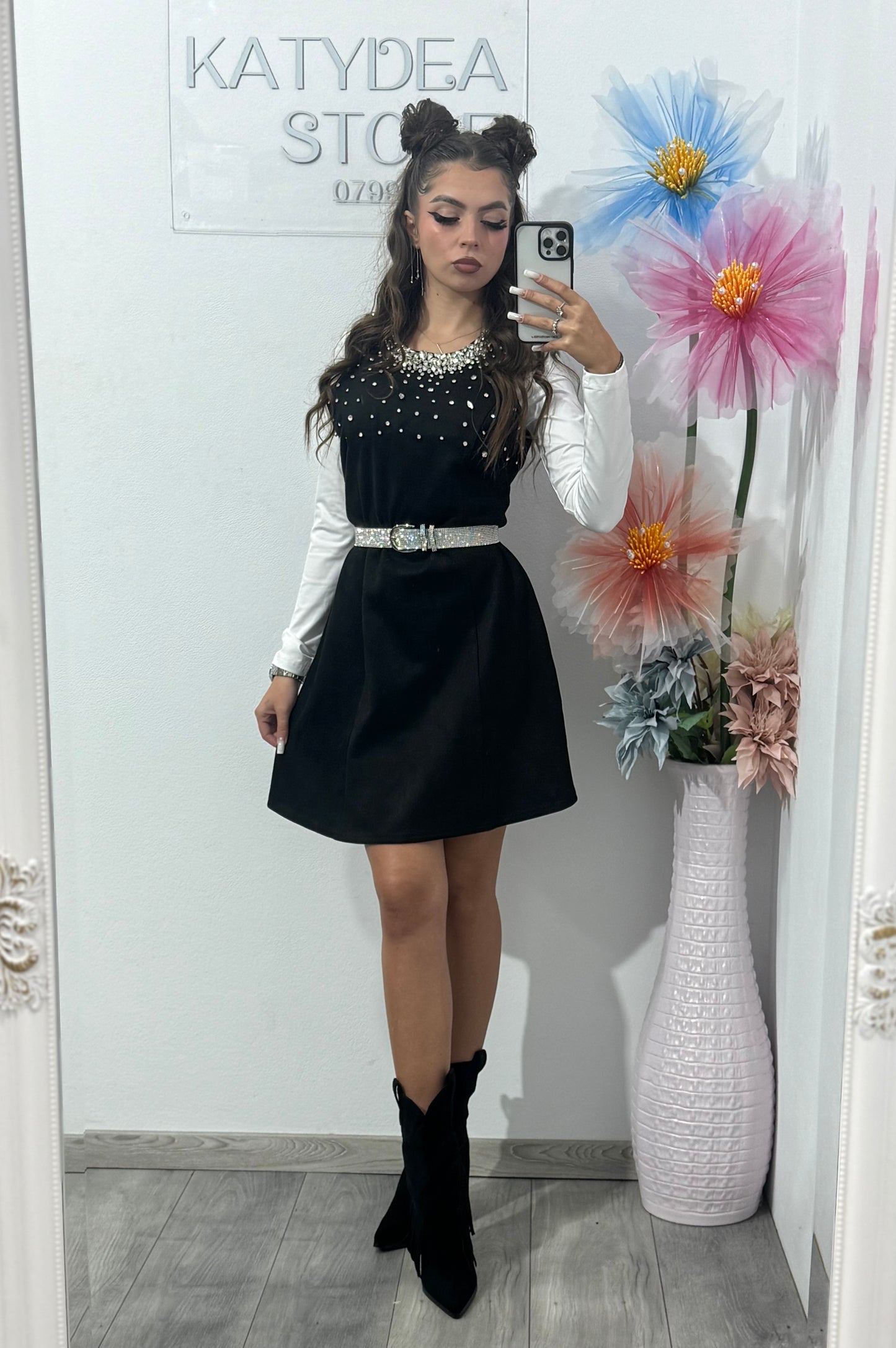 Sarafan cu cristale Daiana