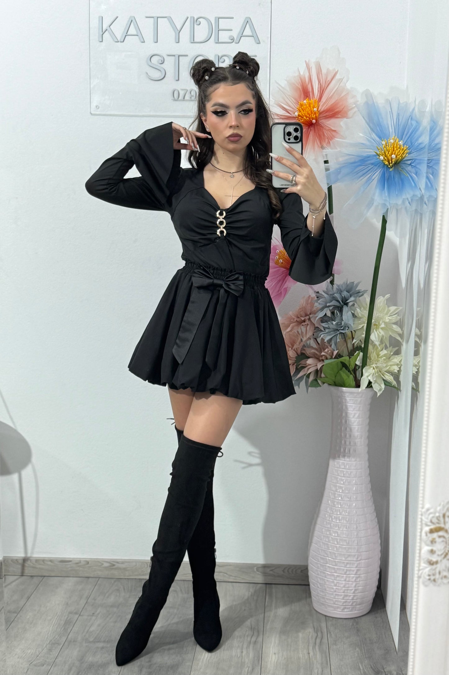 Bluză neagră MATILDA