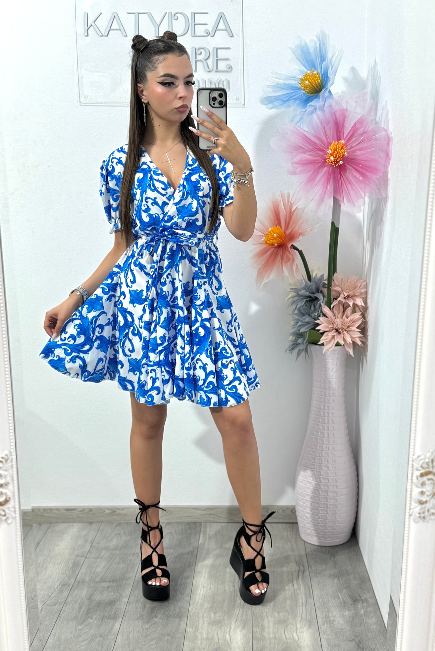 Rochie cu imprimeu Sabrina