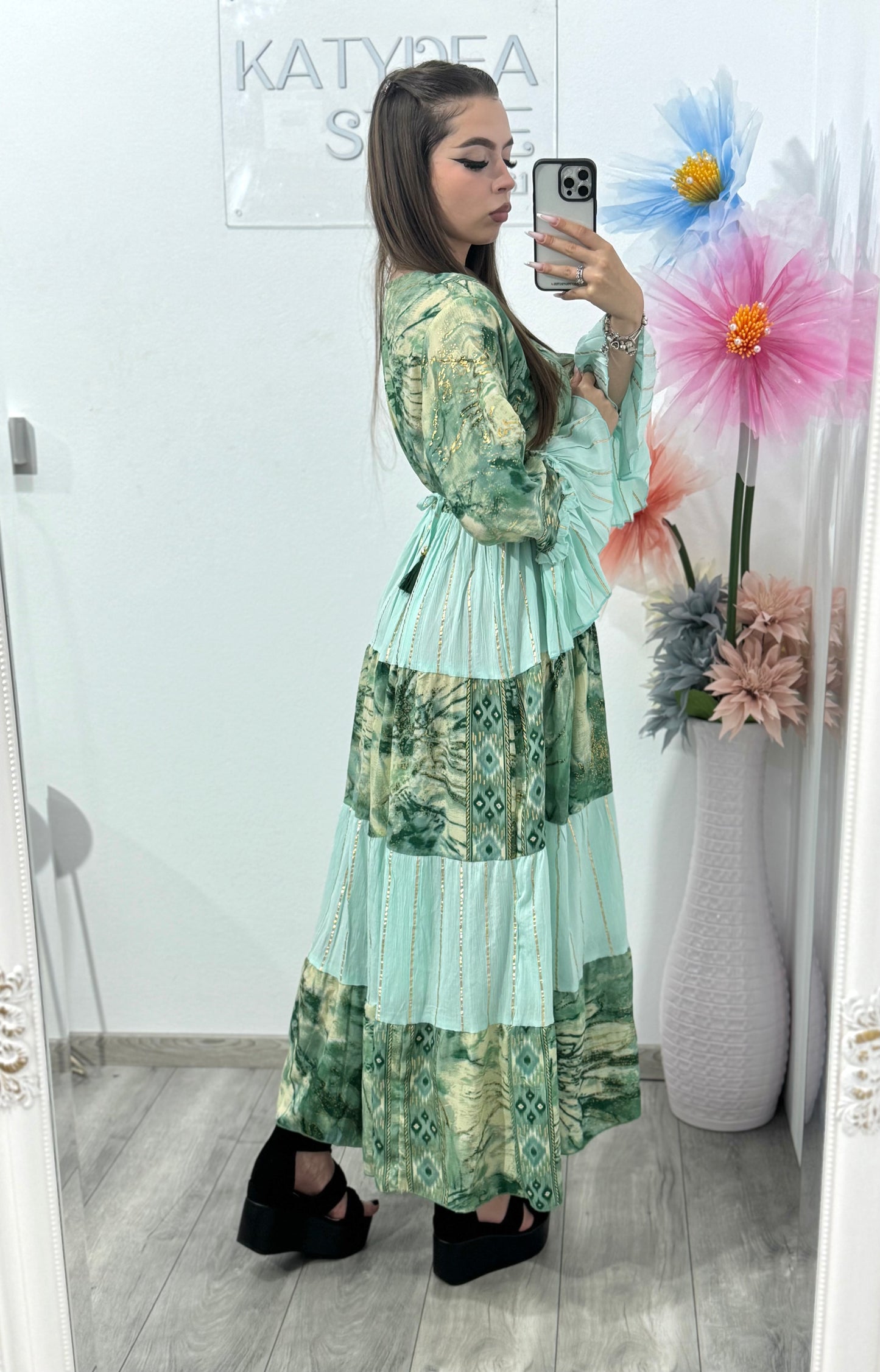 Rochie cu imprimeu Sabrina