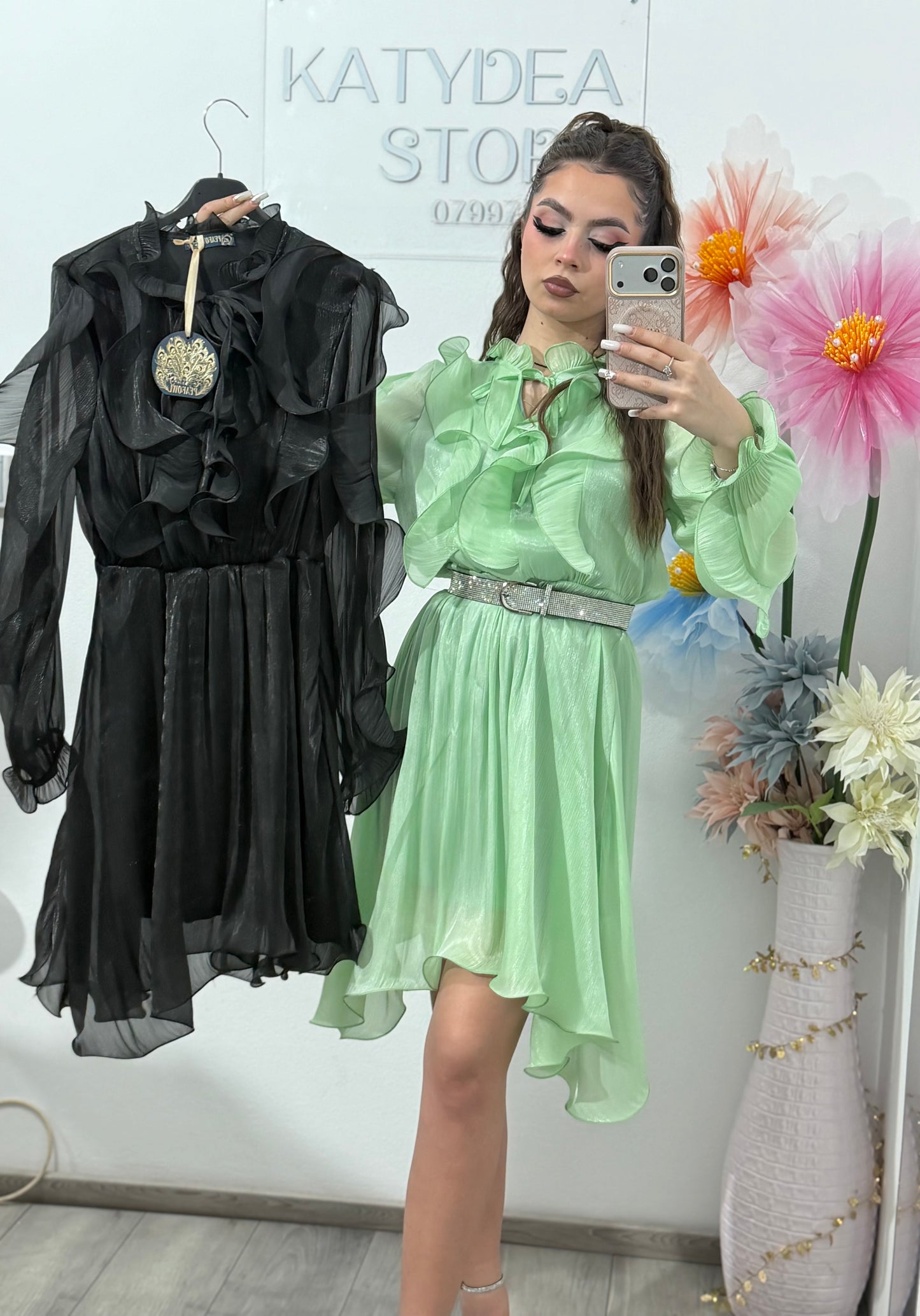 Rochie din organza MARISSE