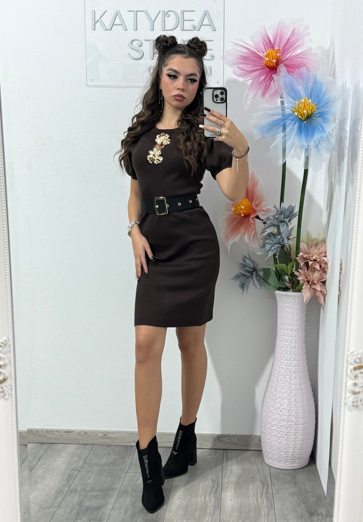 Rochie din tricot Flower