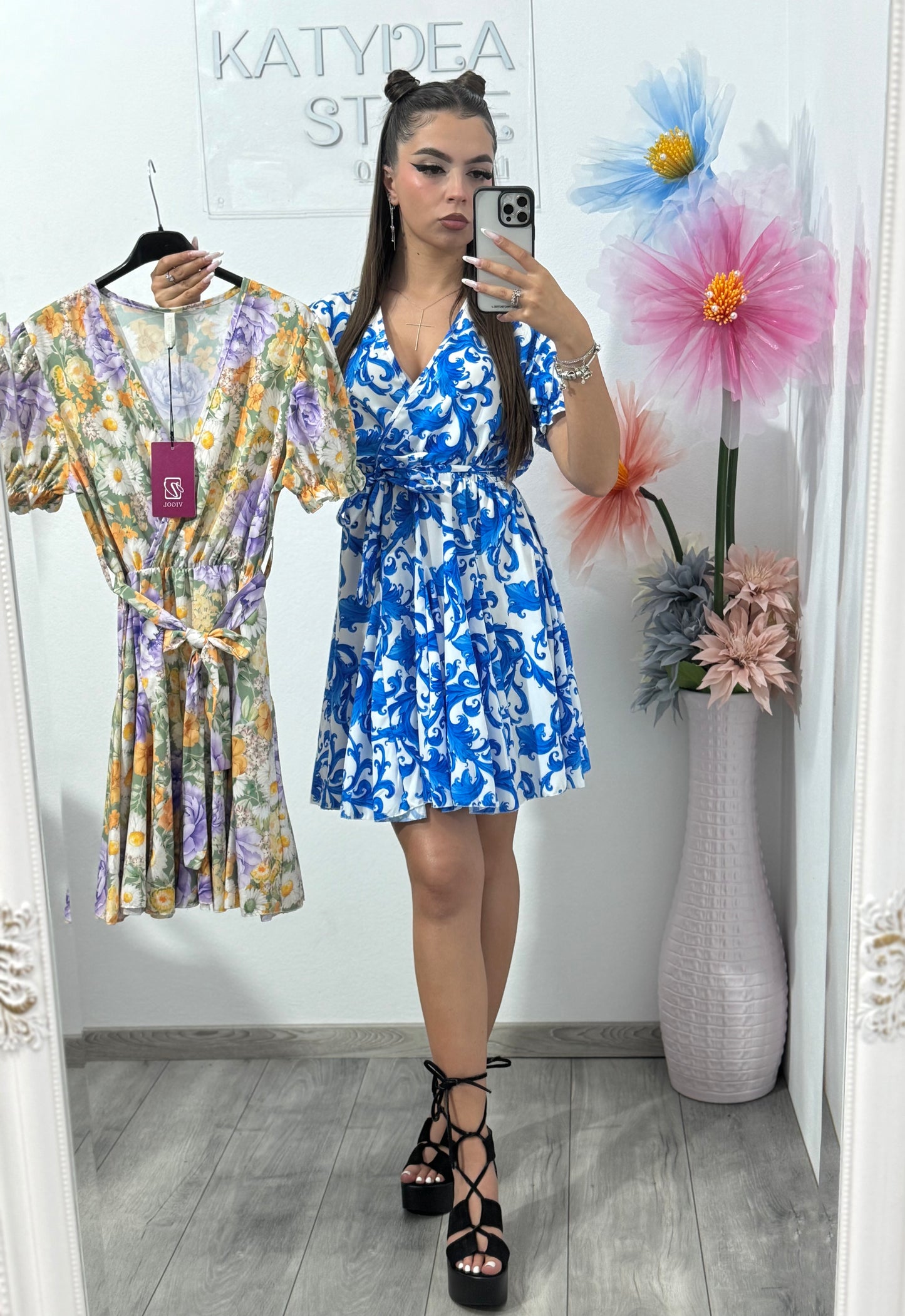 Rochie cu imprimeu Sabrina