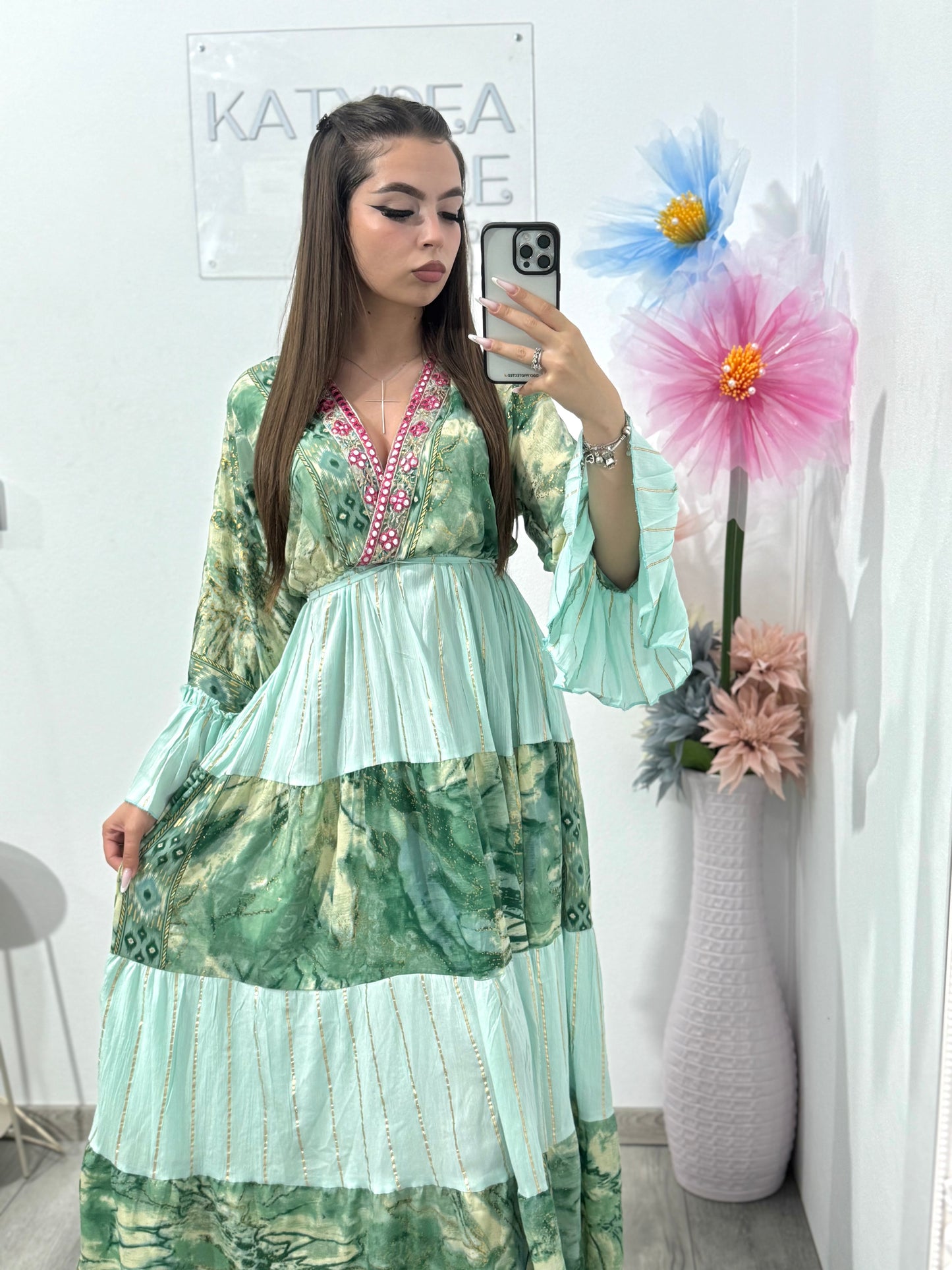 Rochie cu imprimeu Sabrina