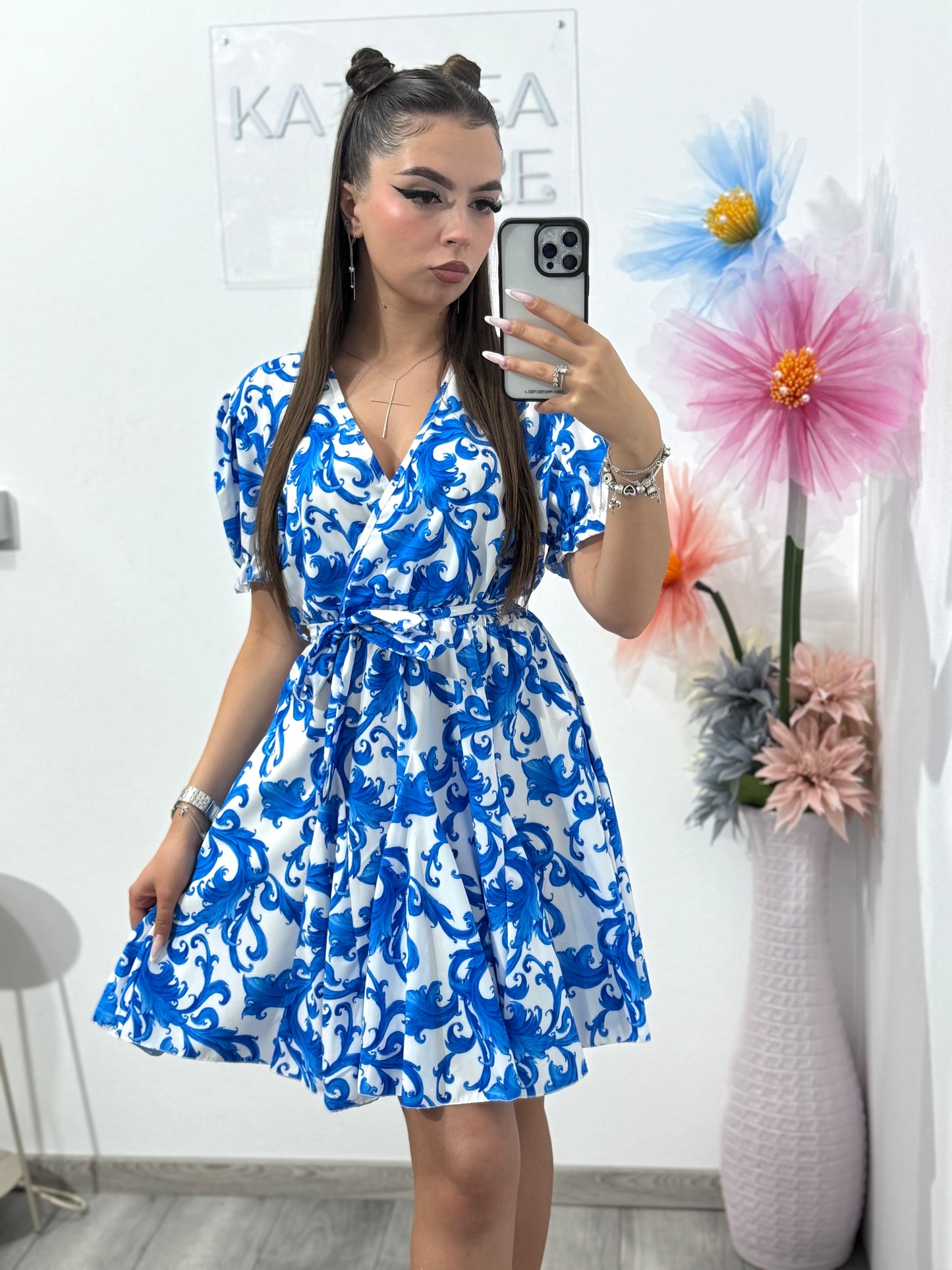 Rochie cu imprimeu Sabrina