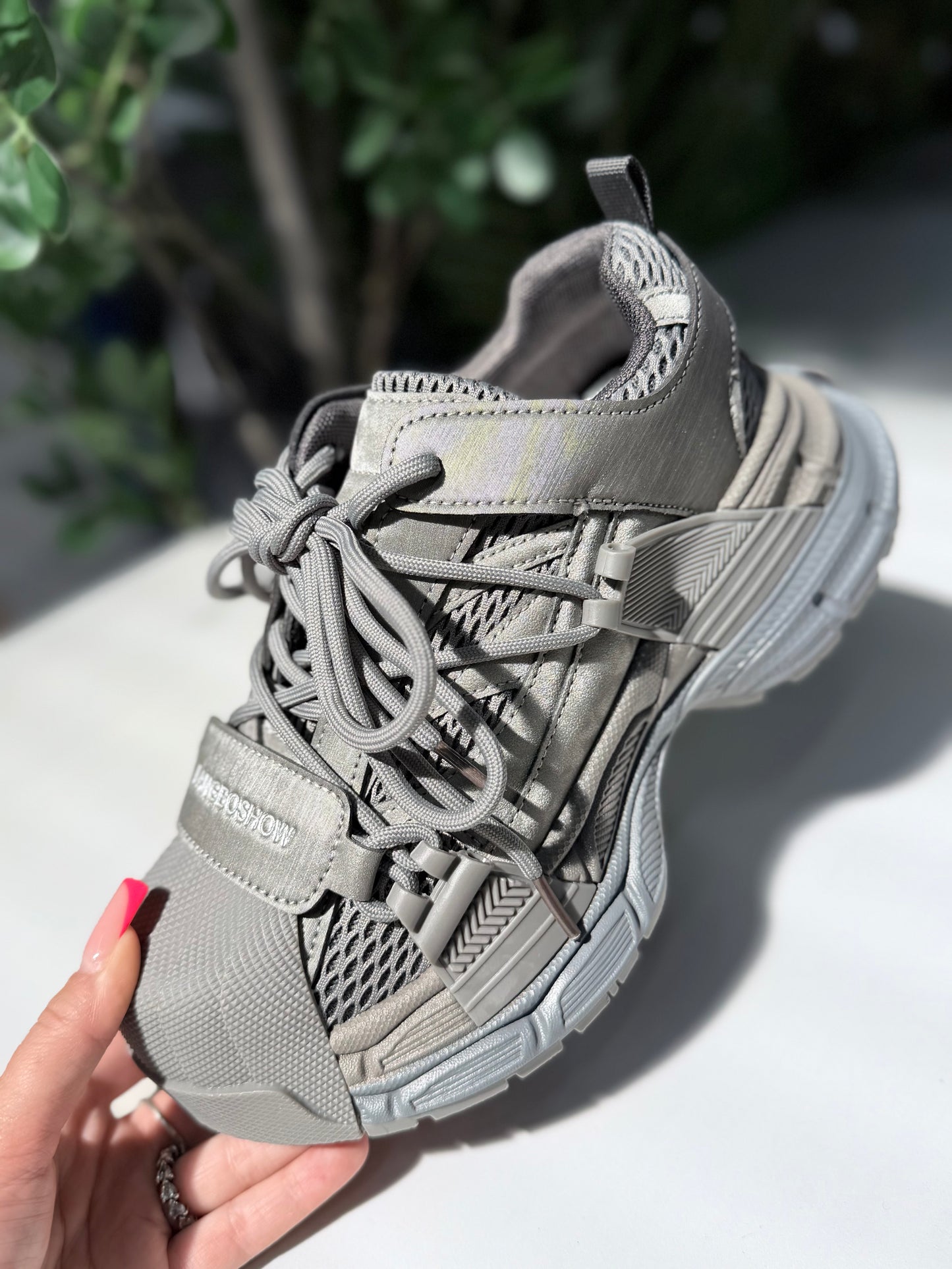 Adidași cu platformă BANGBOSHOW gri