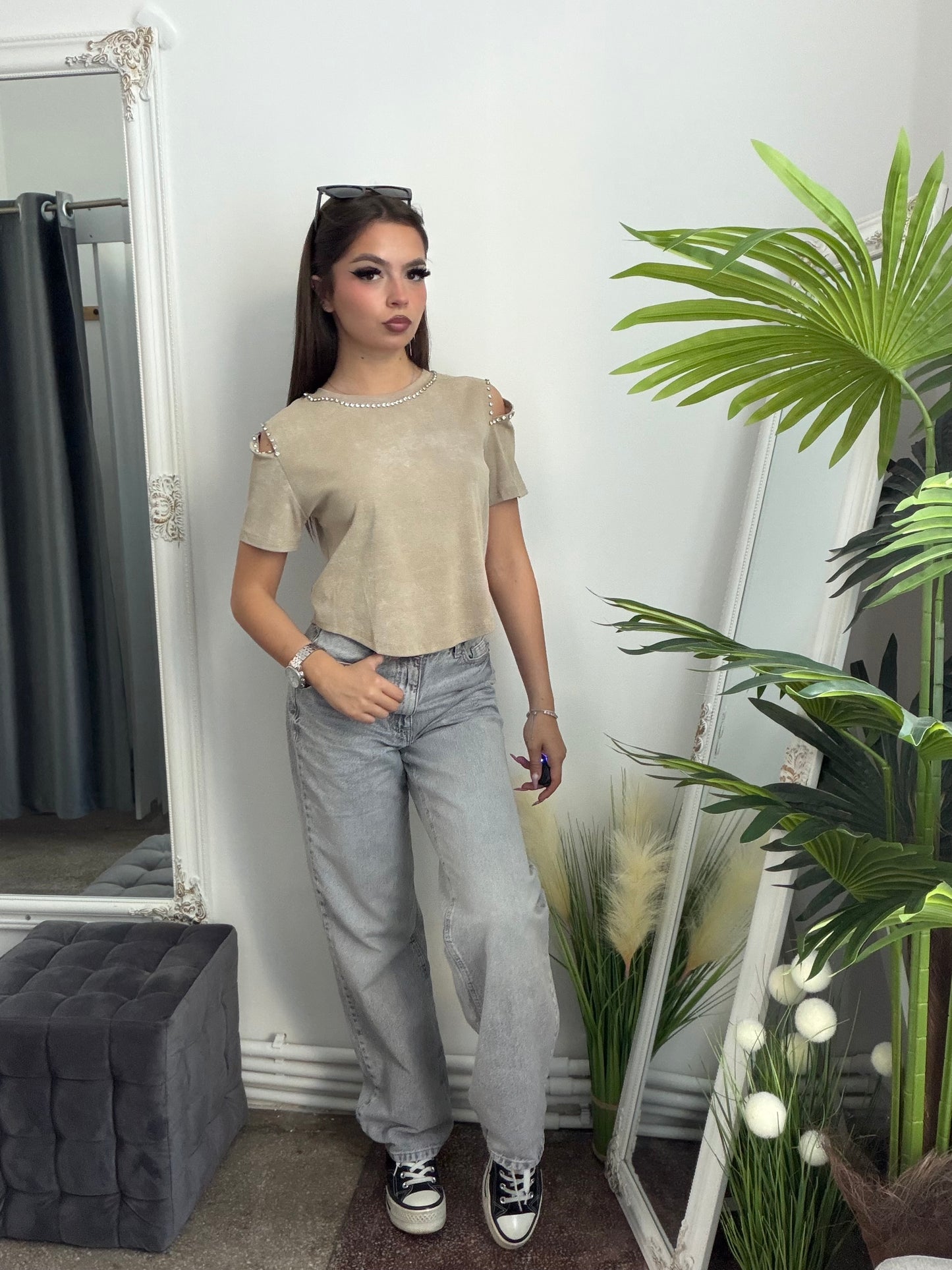 Tricou OANA beige