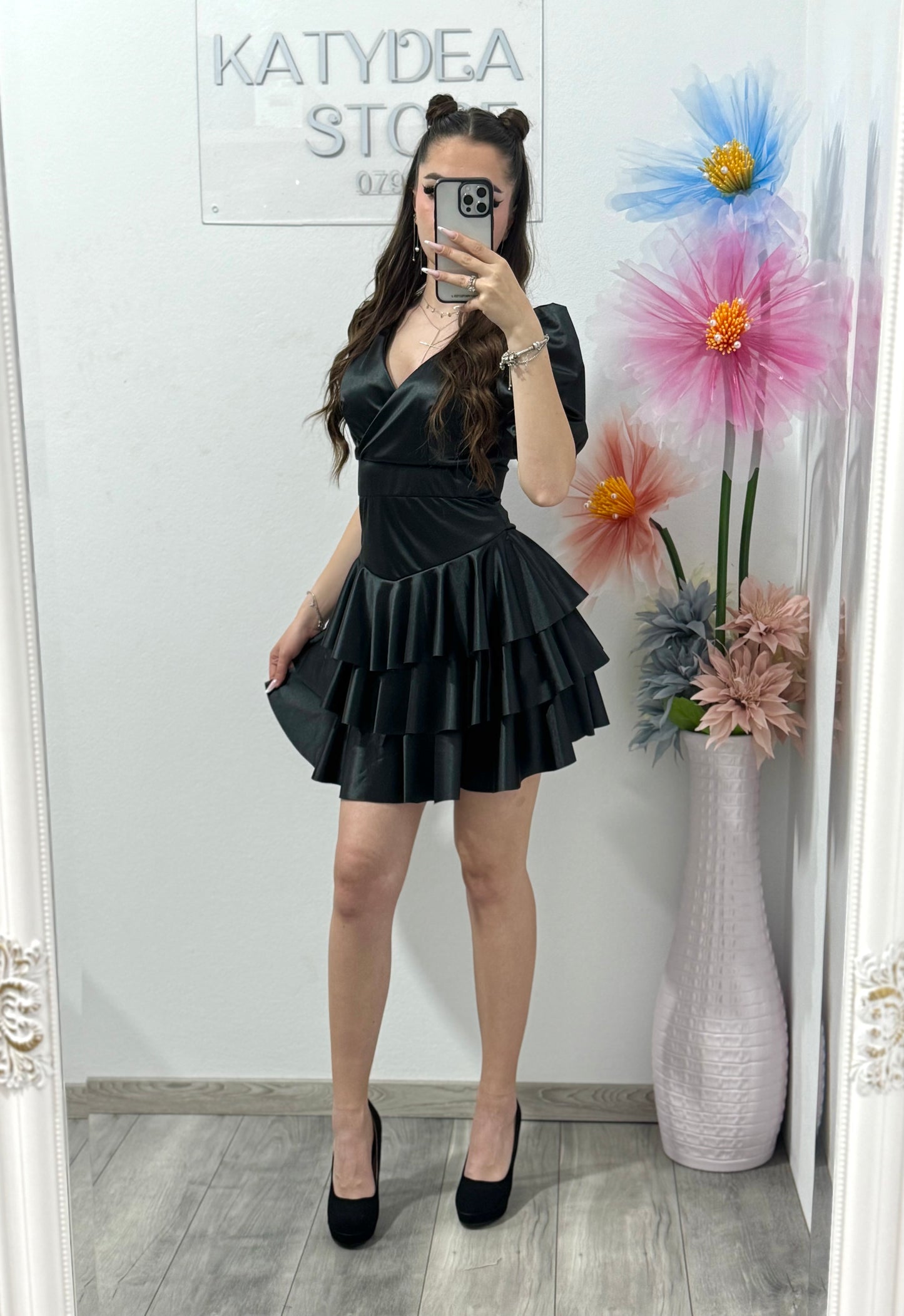 Rochie elegantă Sofia neagră