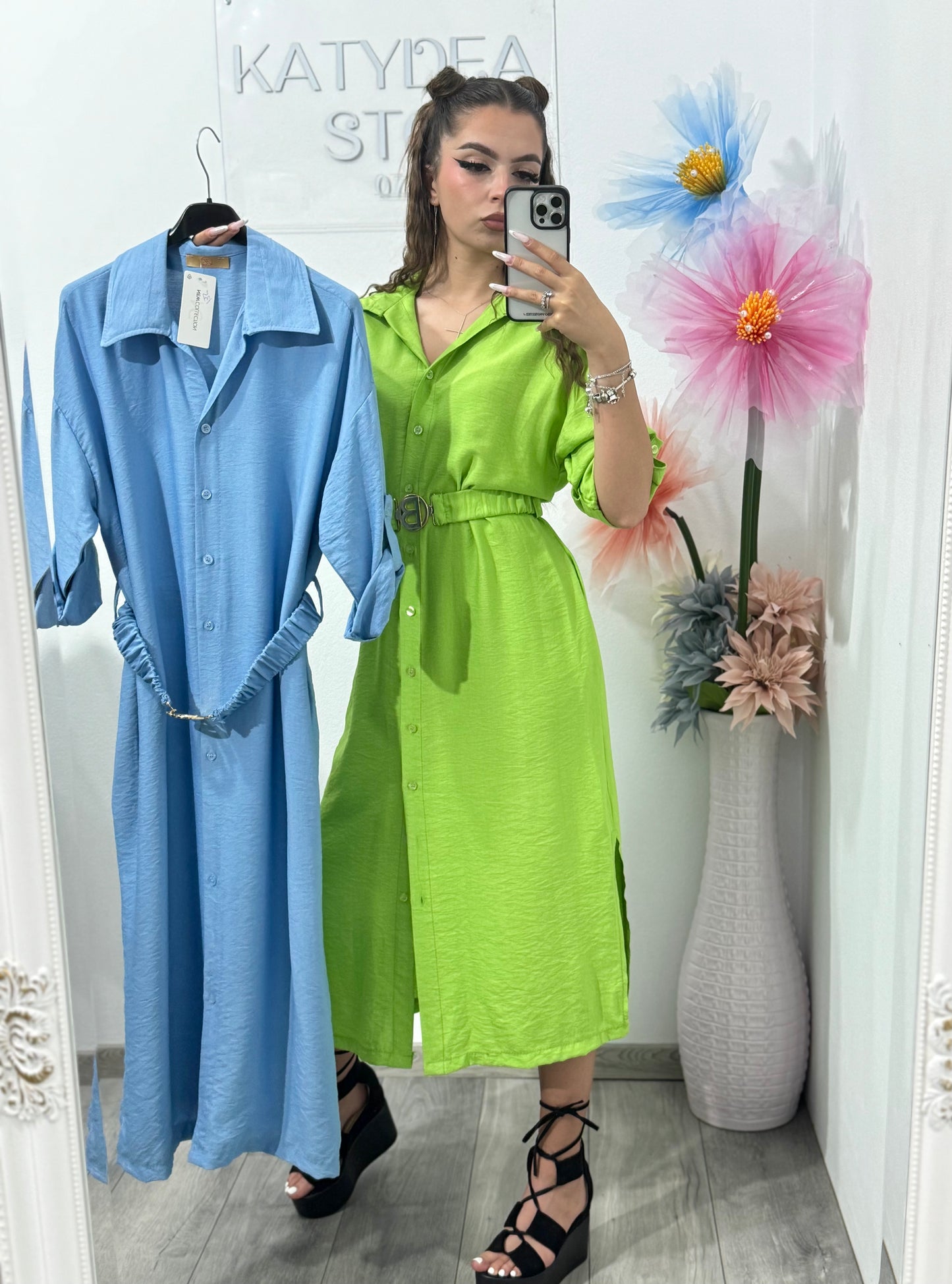 Rochie tip cămașă BeBe