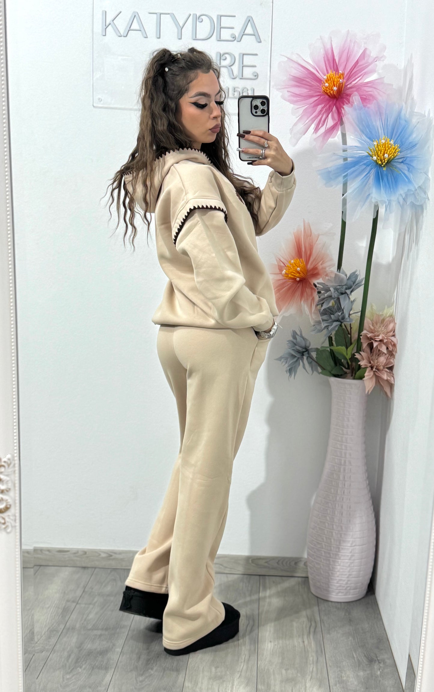 Trening Casual „January Second Batteries” – Set Hanorac + Pantaloni