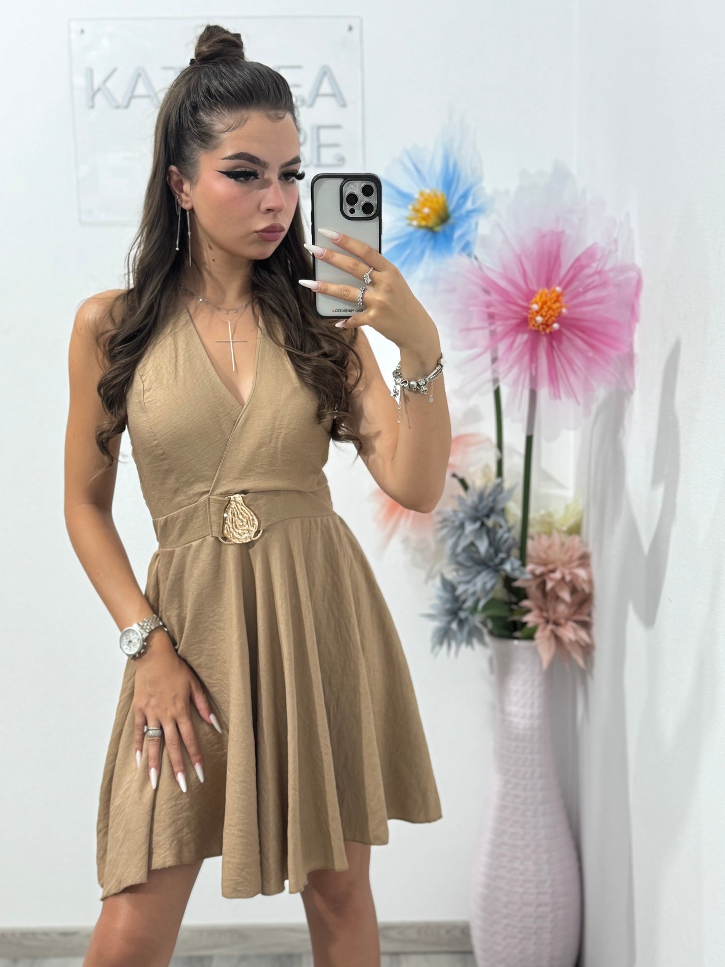 Rochia Lumiere beige