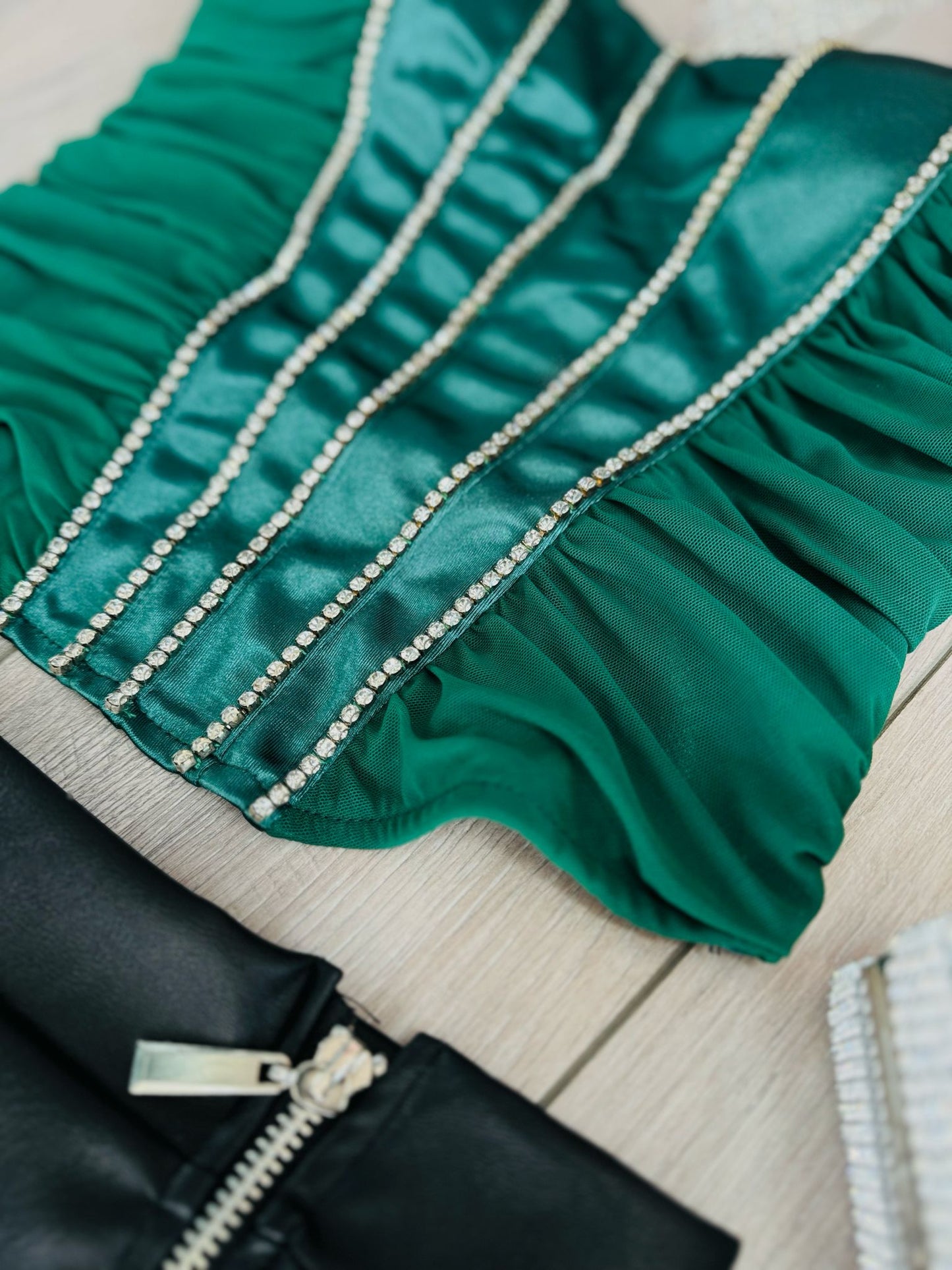 Top satinat Lovely Fashion