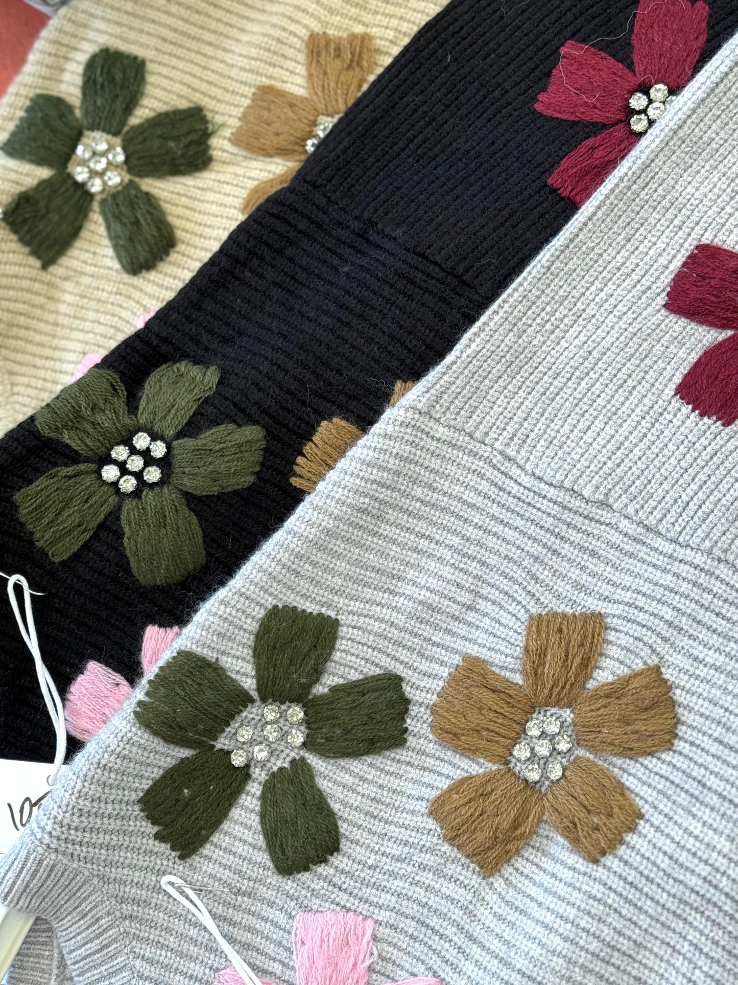 Bluza tricot Flowers
