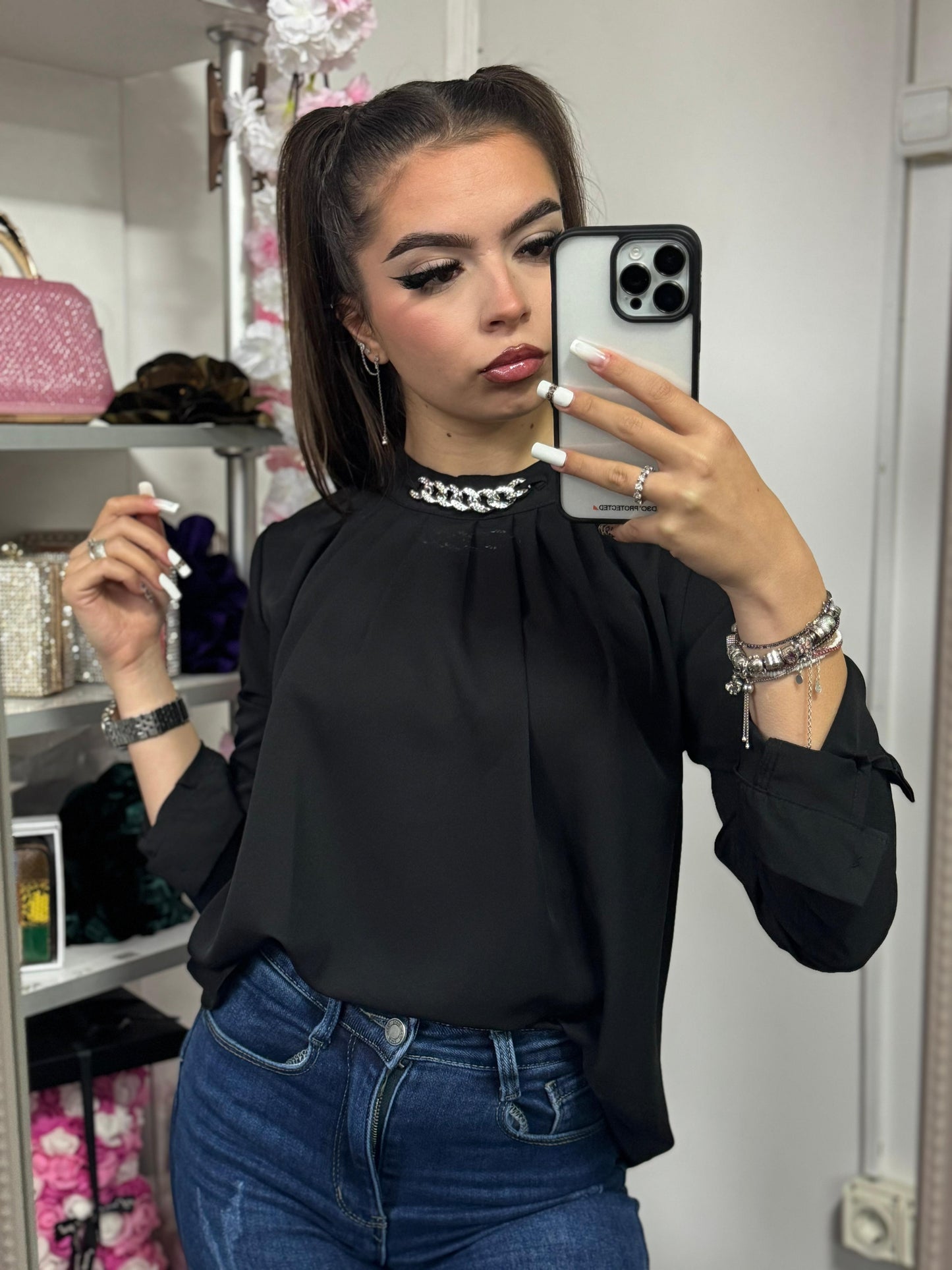 Camasa Vivian neagra