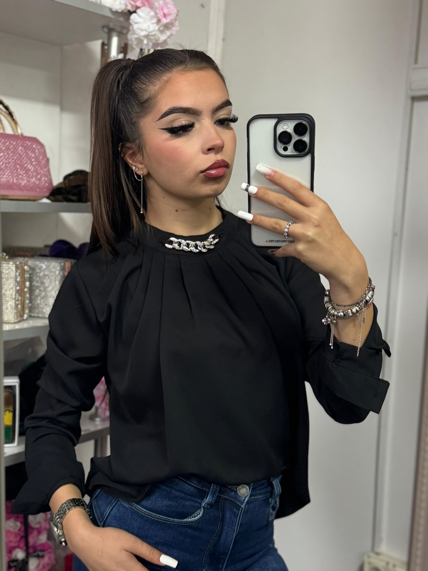 Camasa Vivian neagra