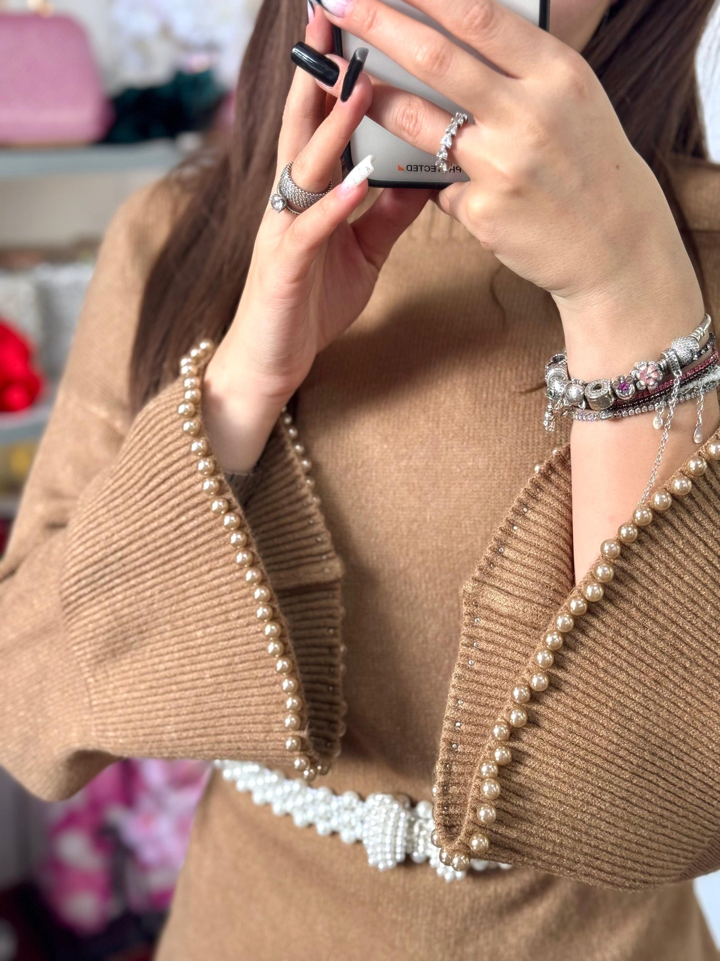 Rochie tricot Pearls