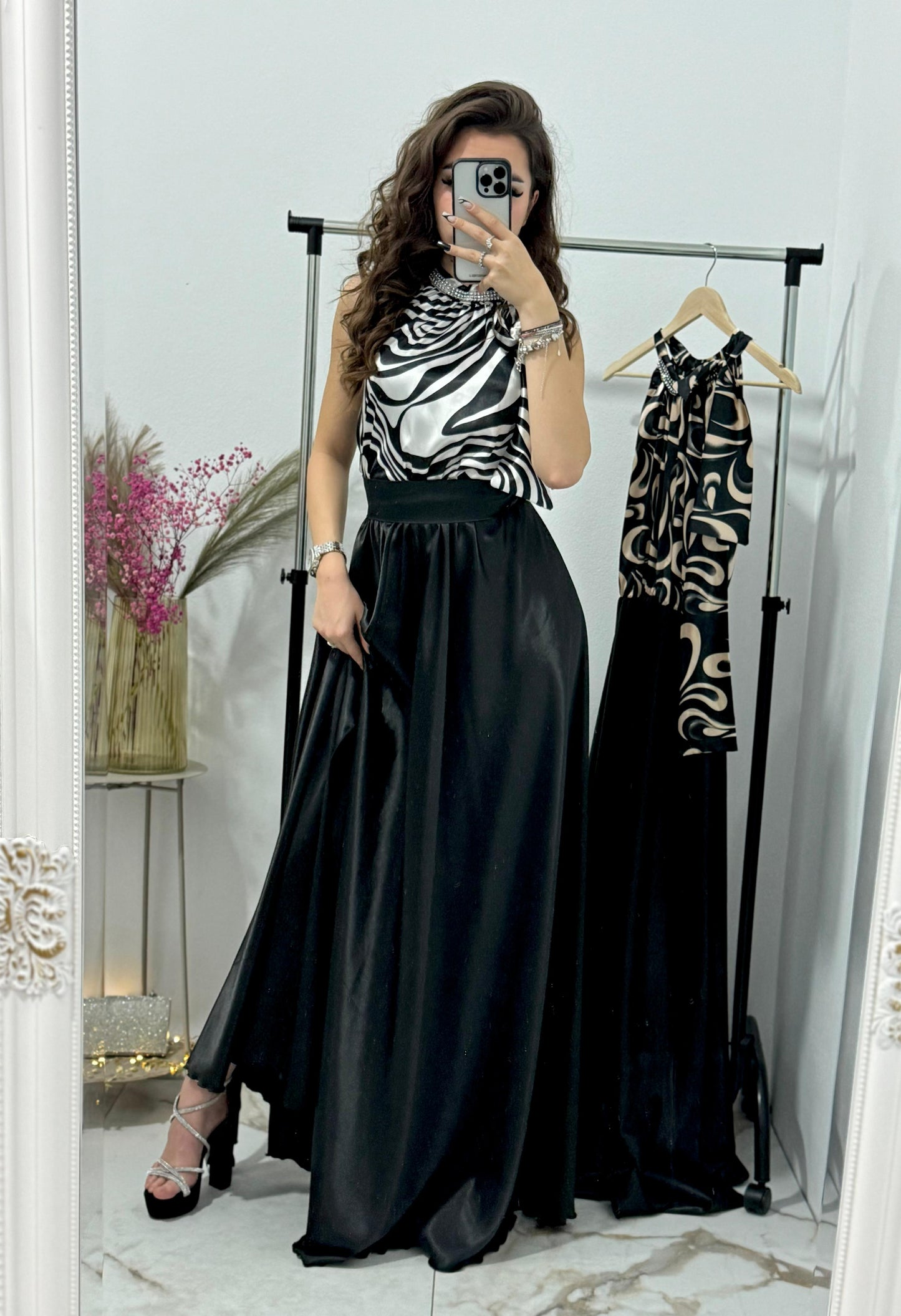 Rochie din satin Florence