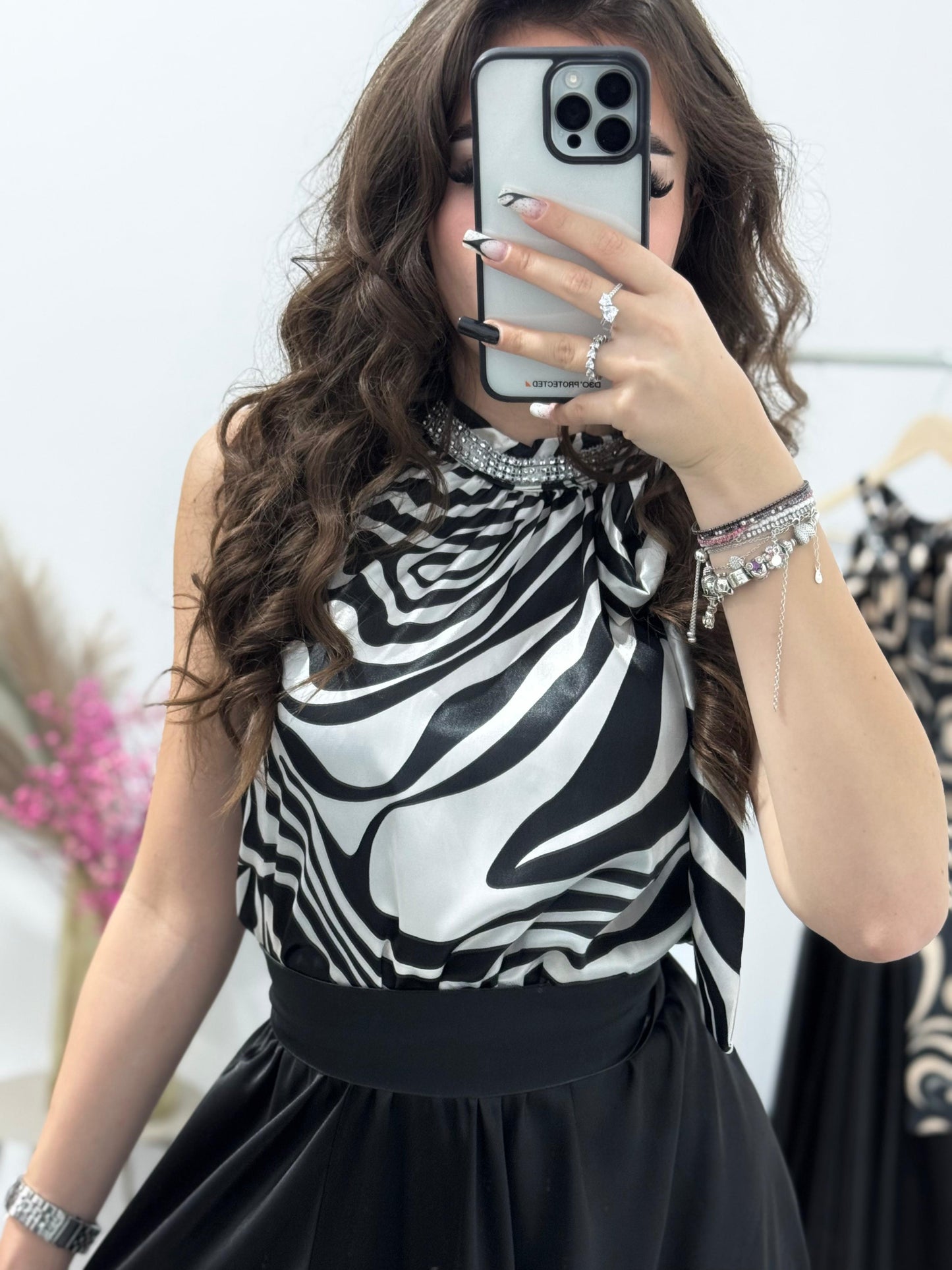 Rochie din satin Florence