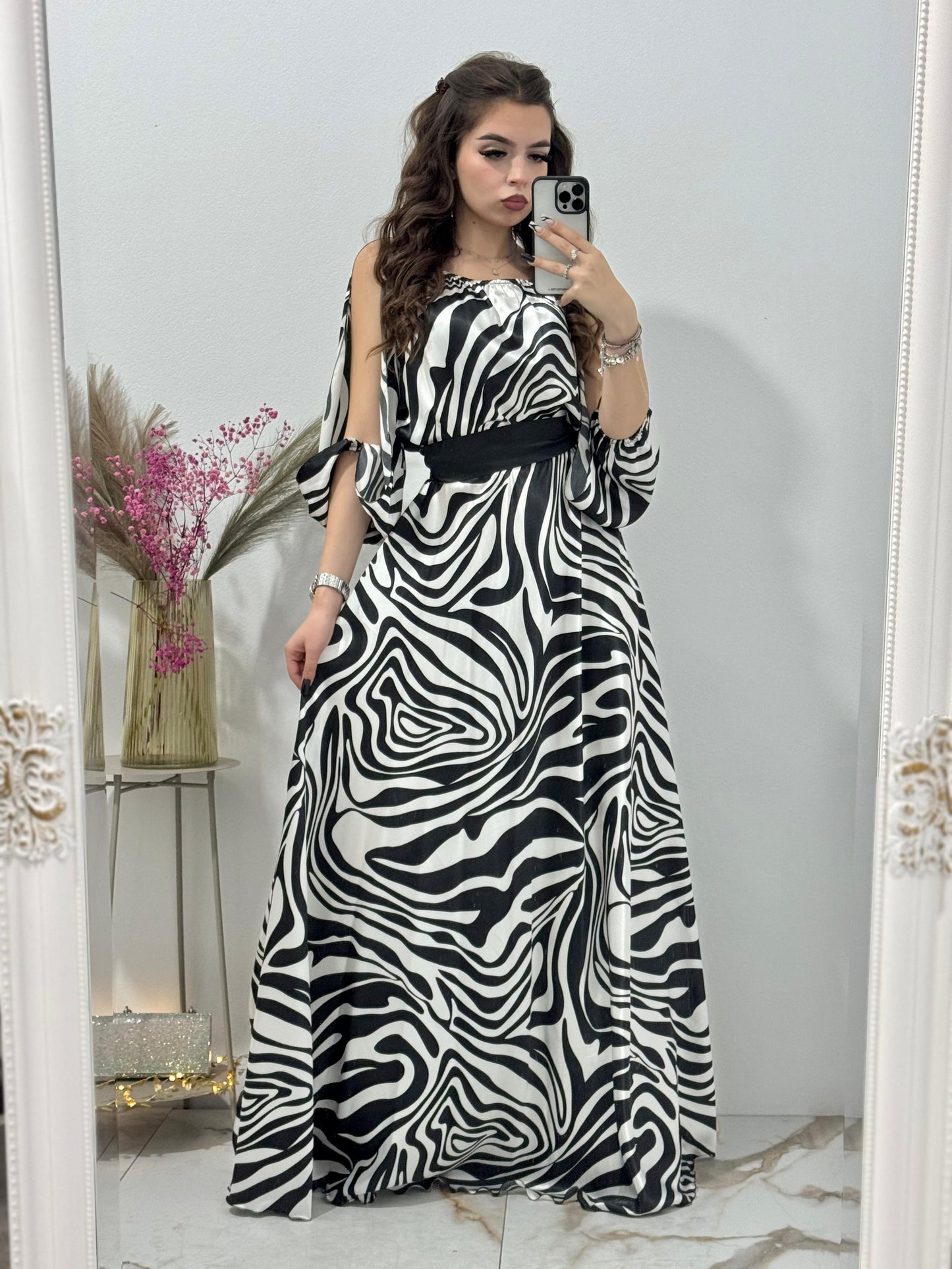 Rochie din satin Monique