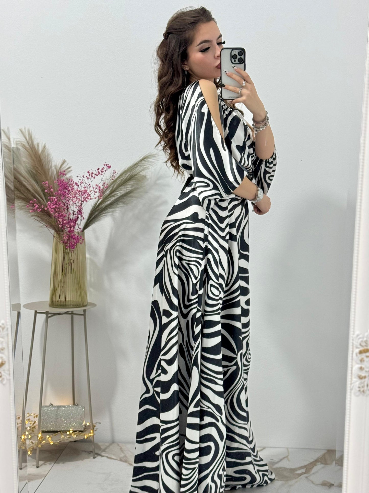 Rochie din satin Monique