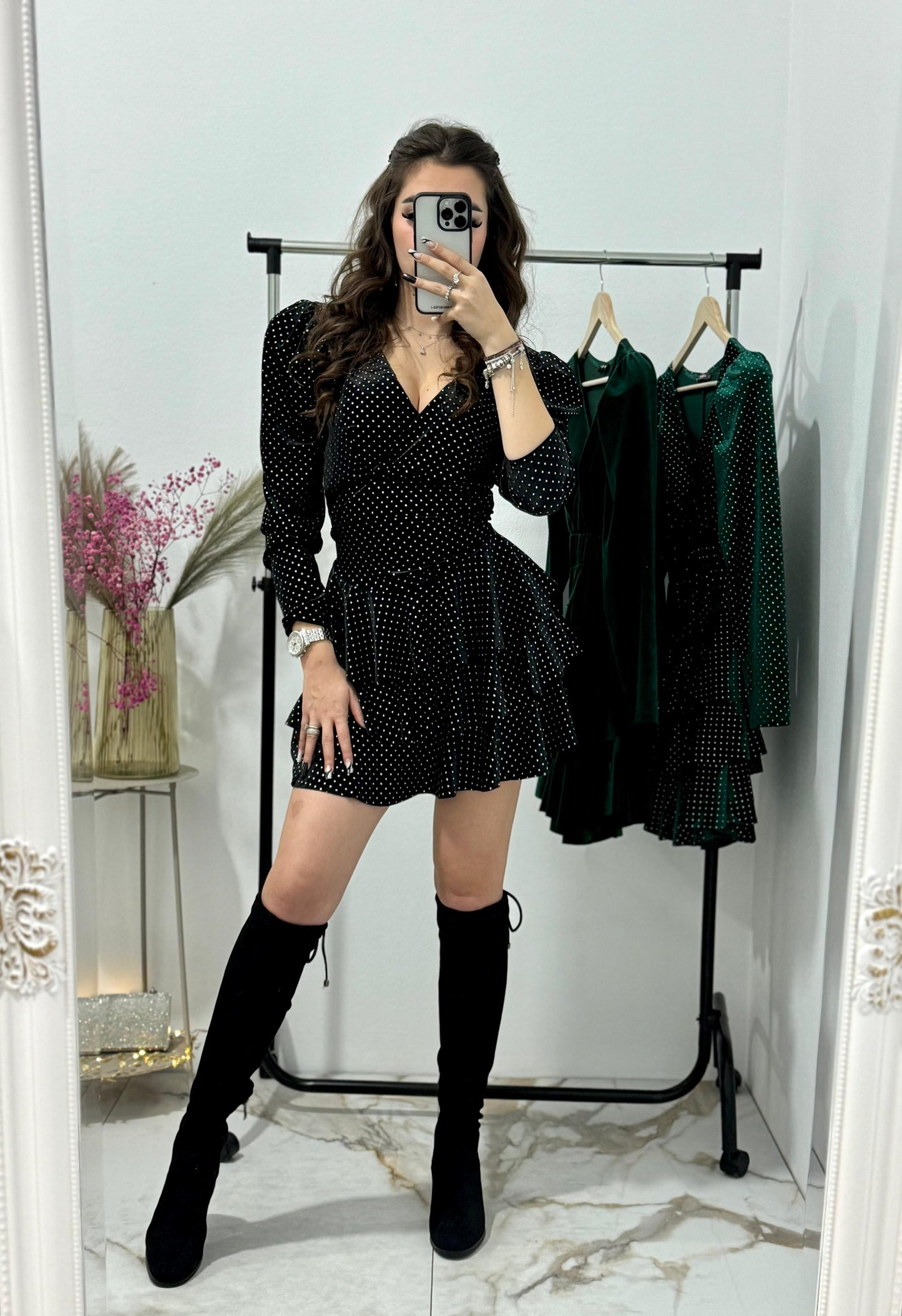 Rochie din catifea Serena